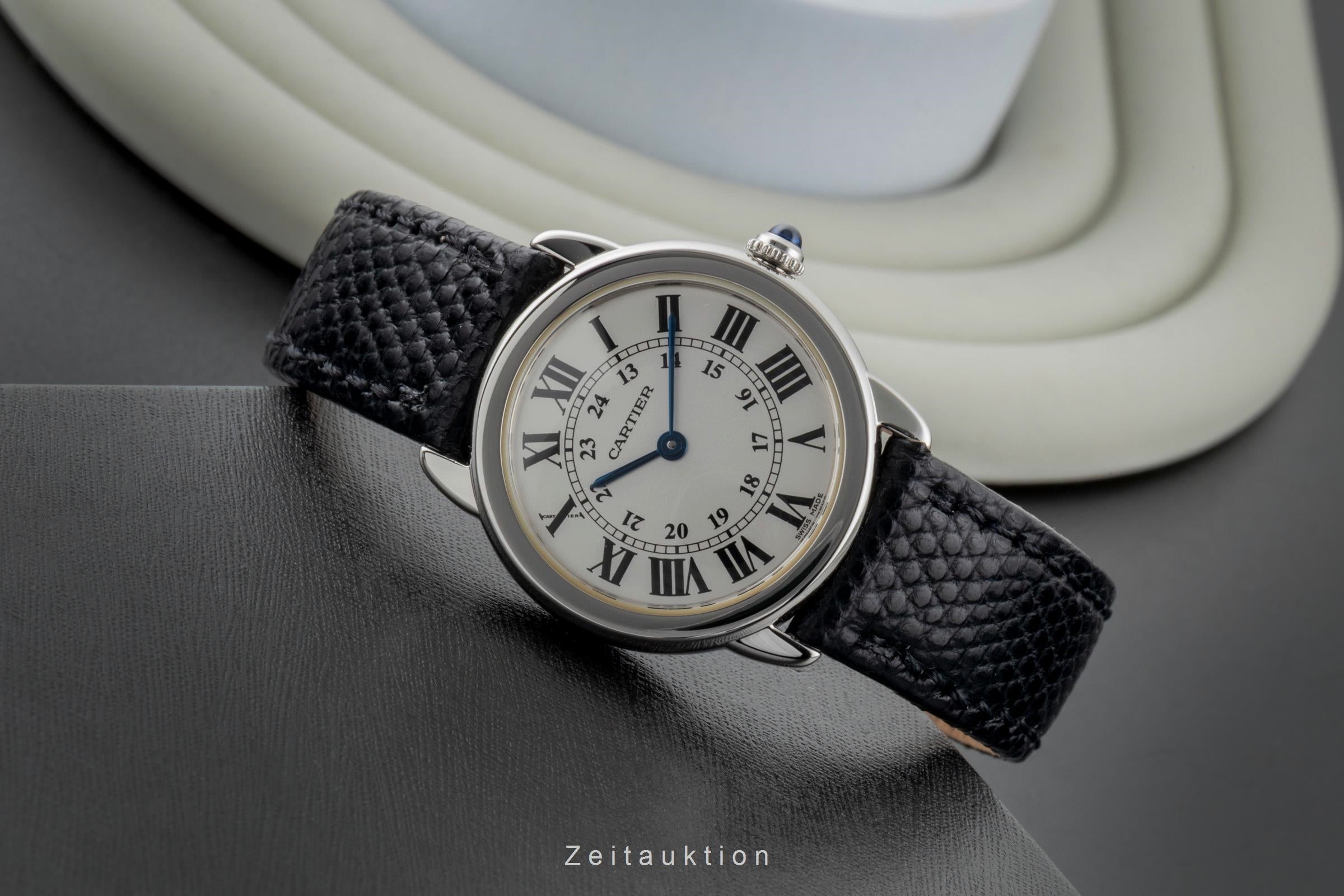 Cartier Ronde Solo Edelstahl Quarz Damenuhr Ref. W6700155 2933 [2600348]