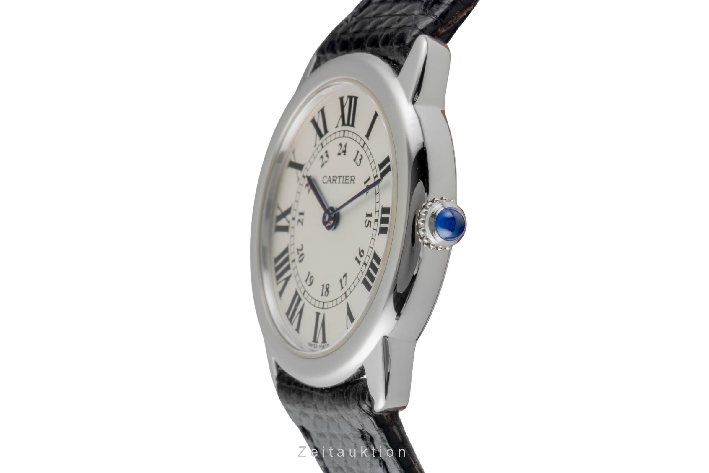 Cartier Ronde Solo Edelstahl Quarz Damenuhr Ref. W6700155 2933 [2600348]