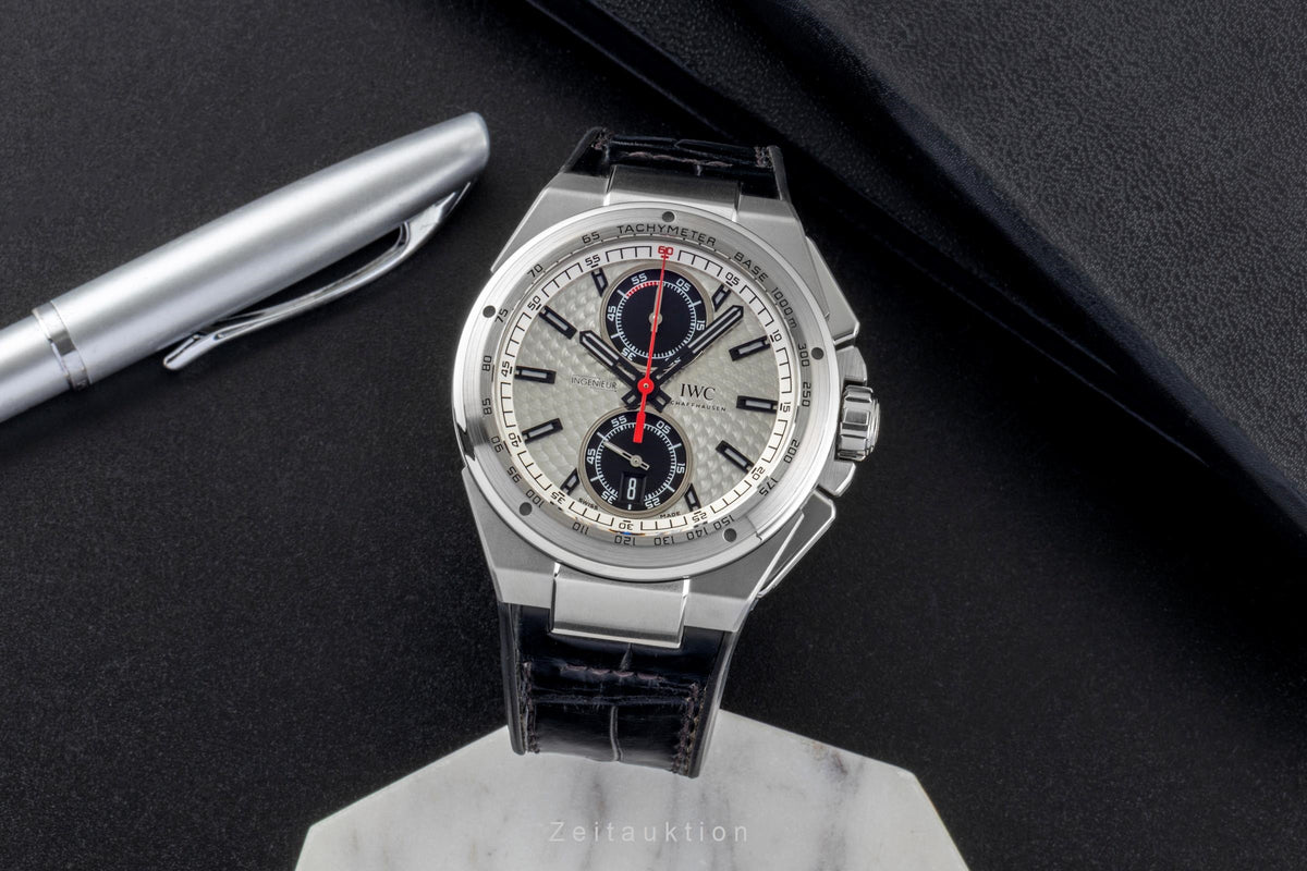 IWC Ingenieur chronograph steel automatic men's watch IW378505 Limited  [2600350]