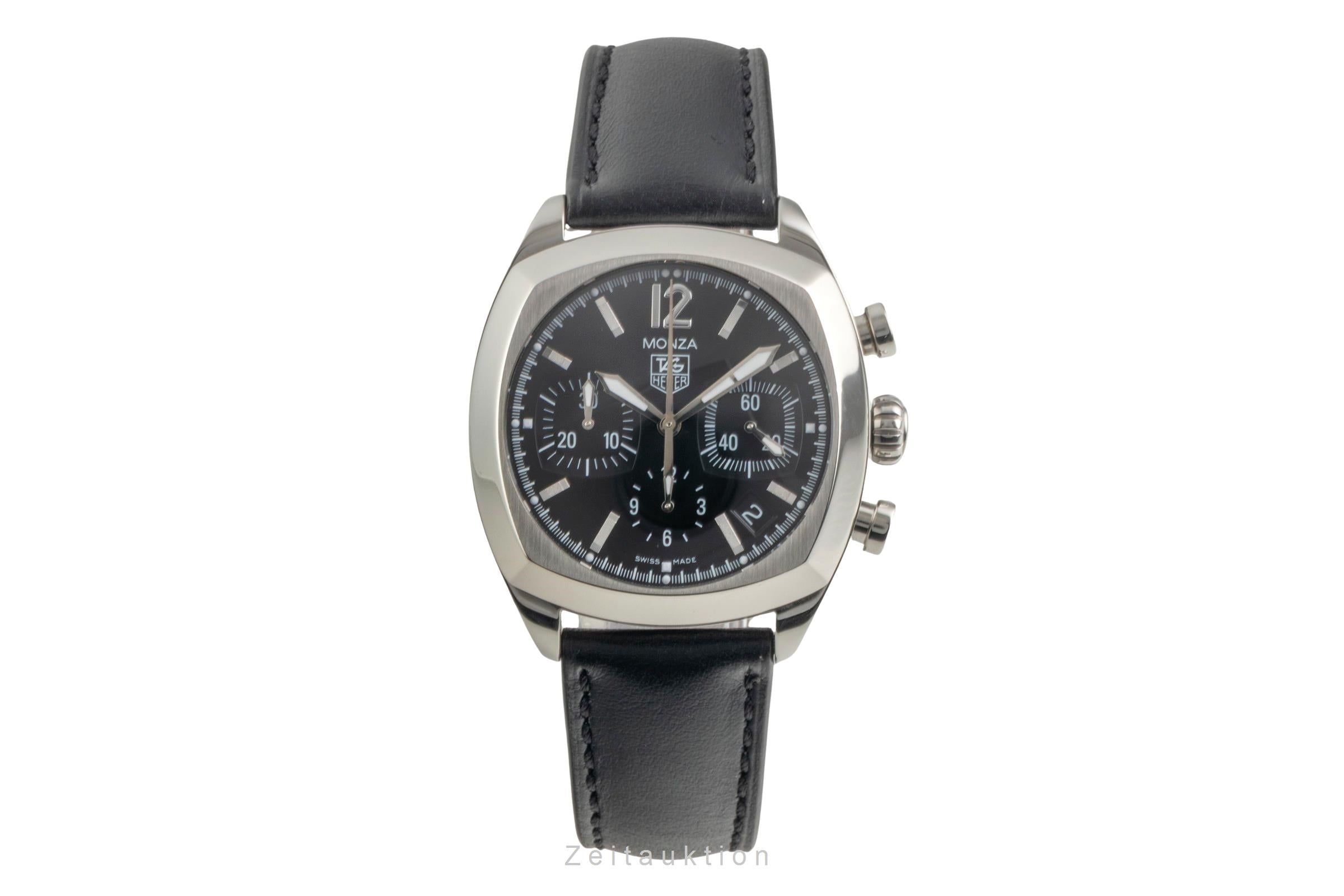 Tag Heuer Monza chronographe acier automatique montre pour hommes CR2113-0  [2600351]