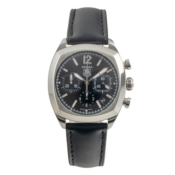 Tag Heuer Monza chronographe acier automatique montre pour hommes CR2113-0  [2600351]