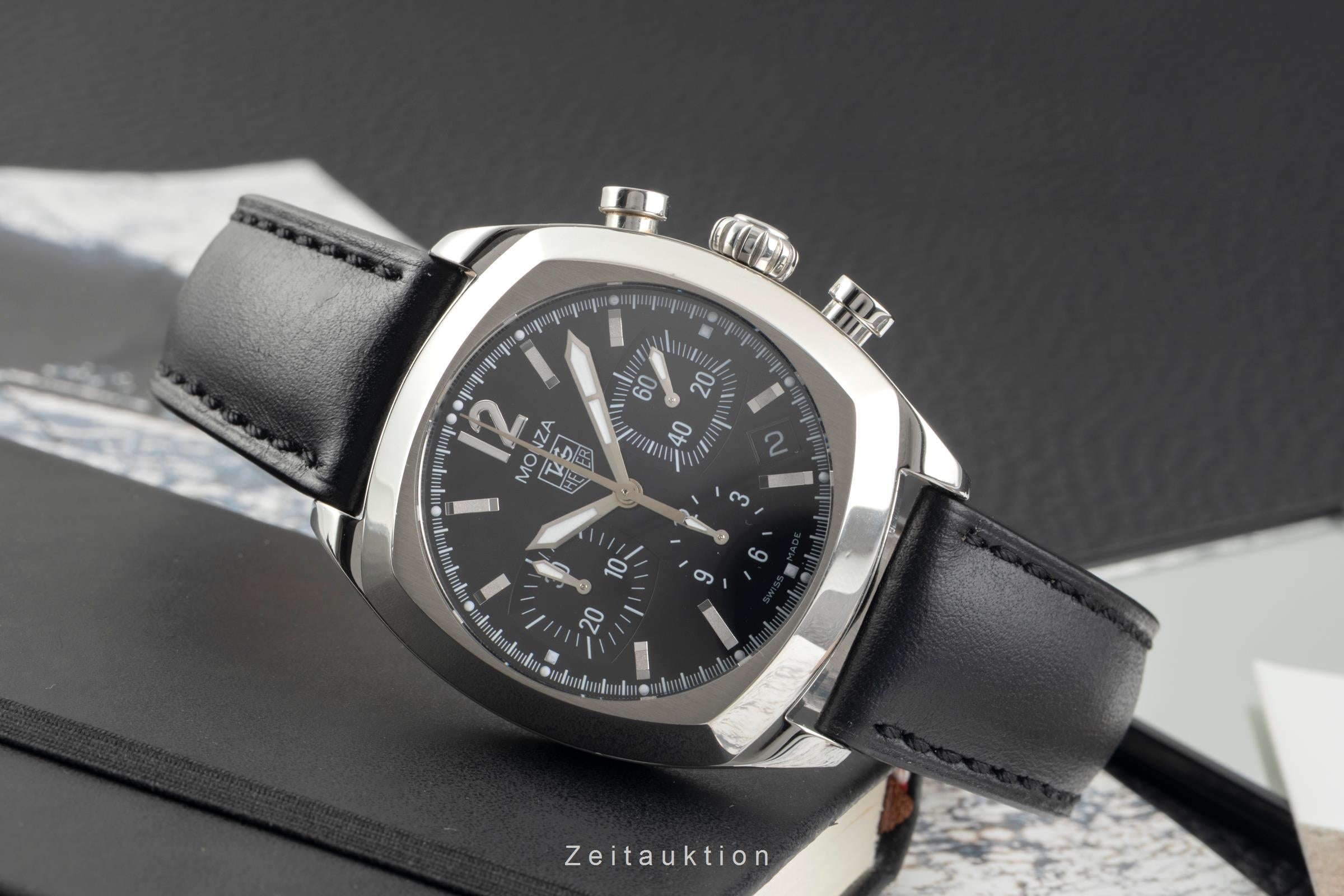 Tag Heuer Monza chronographe acier automatique montre pour hommes CR2113-0  [2600351]