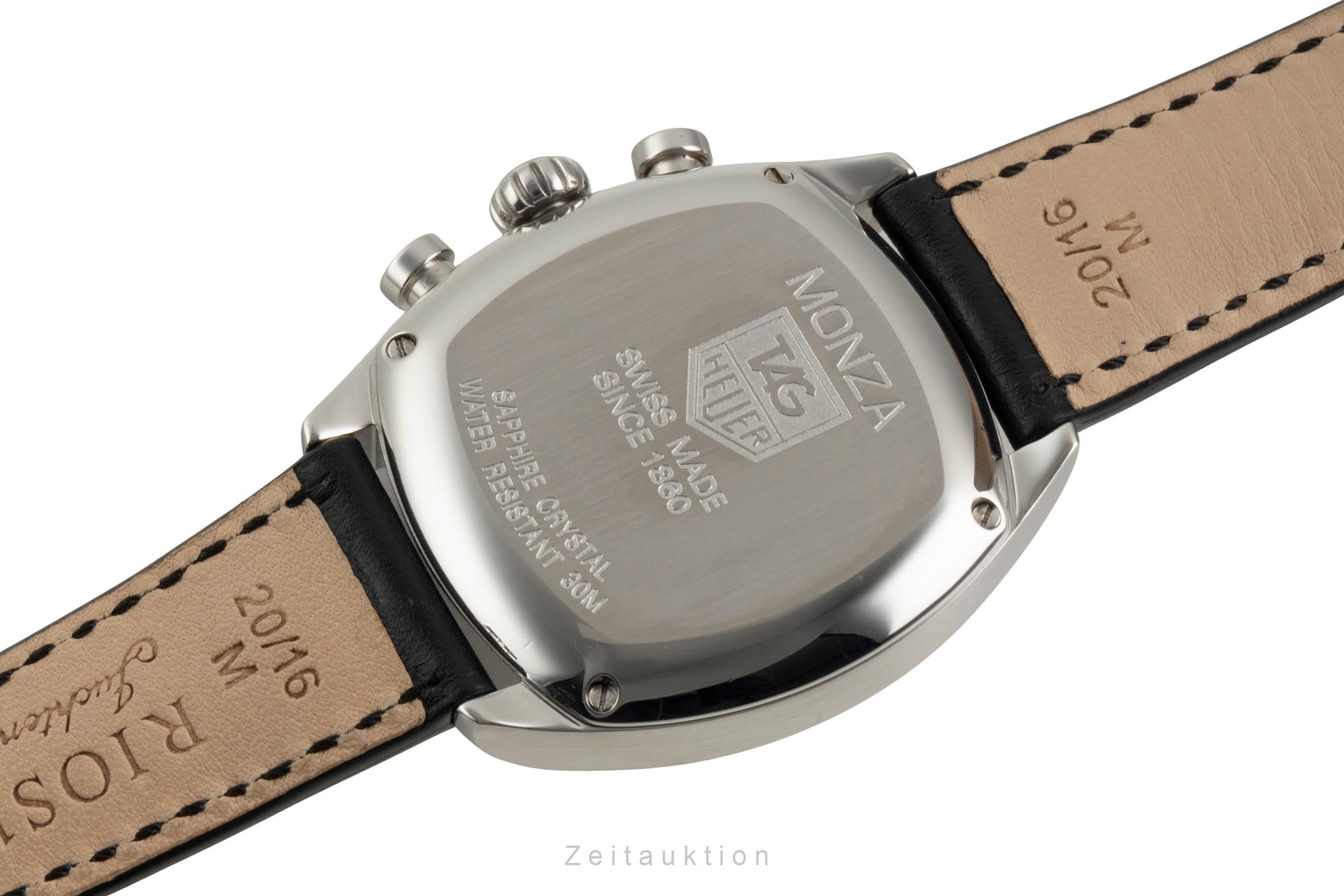 Tag Heuer Monza chronographe acier automatique montre pour hommes CR2113-0  [2600351]