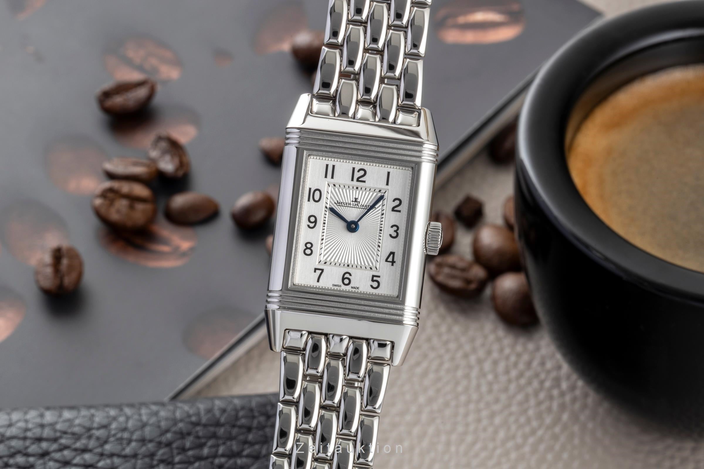 Jaeger LeCoultre Reverso steel manual winding women's watch Q2608140, 221.8.86  [2600352]
