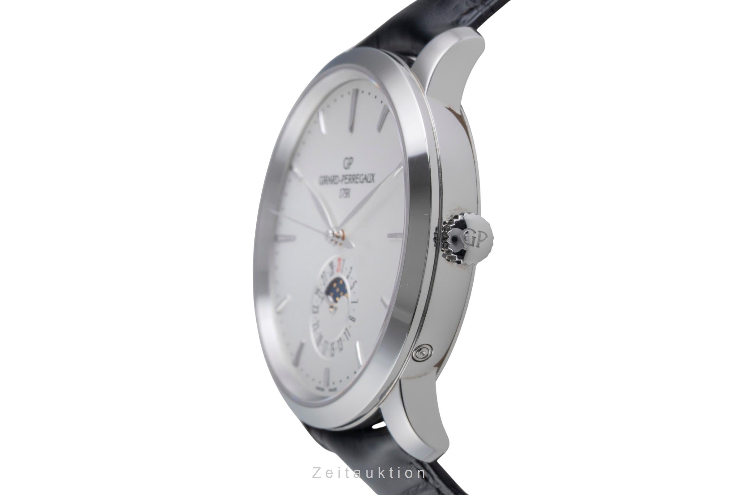 Girard Perregaux 1966 Stahl Moonphase Automatik Herrenuhr Ref. 49545 B&P 2023 [2600353]
