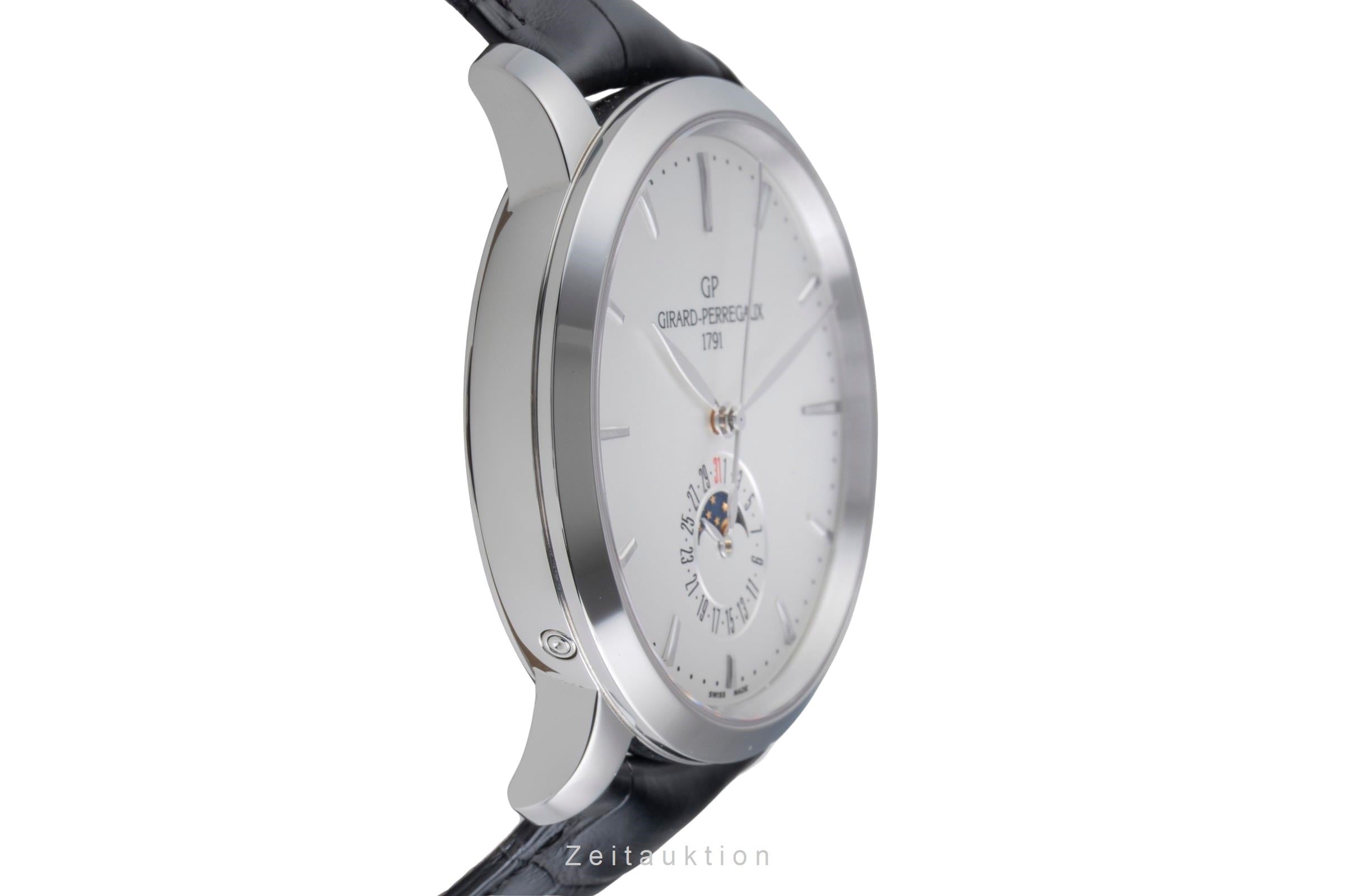 Girard Perregaux 1966 Stahl Moonphase Automatik Herrenuhr Ref. 49545 B&P 2023 [2600353]