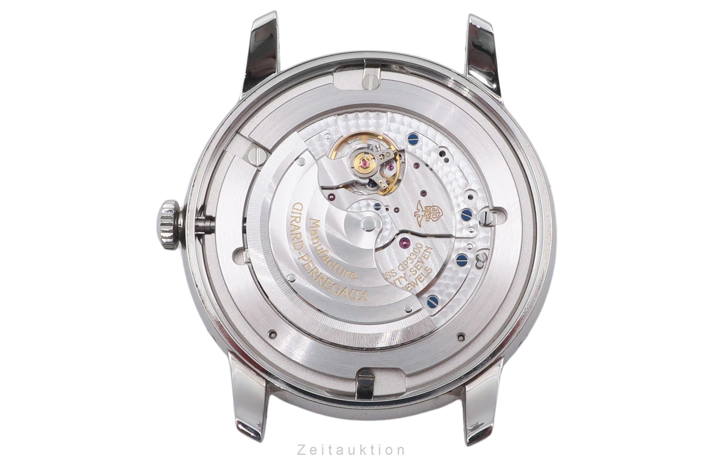 Girard Perregaux 1966 Stahl Moonphase Automatik Herrenuhr Ref. 49545 B&P 2023 [2600353]
