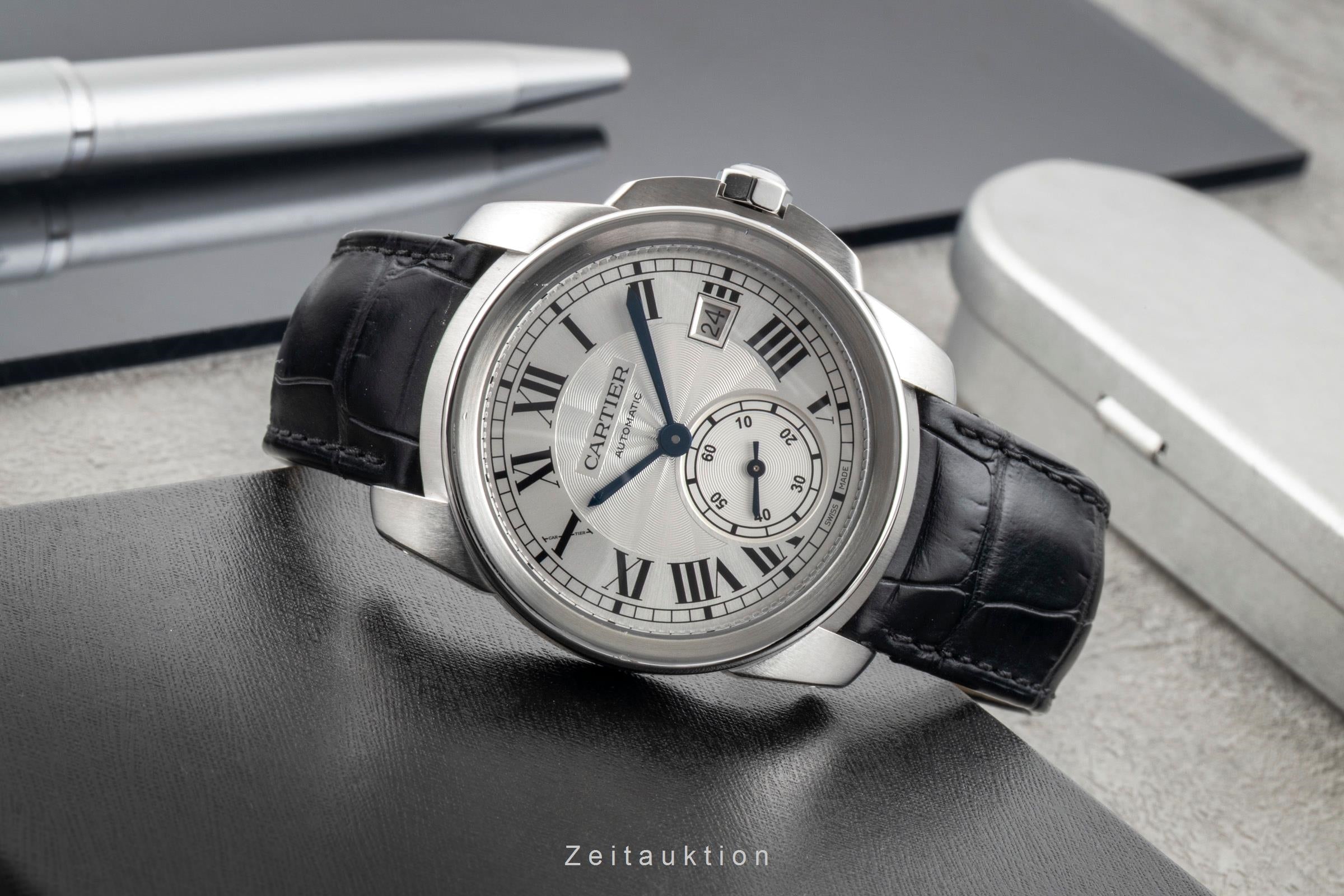 Cartier Calibre de Cartier steel automatic men's watch WSCA0003  [2600354]