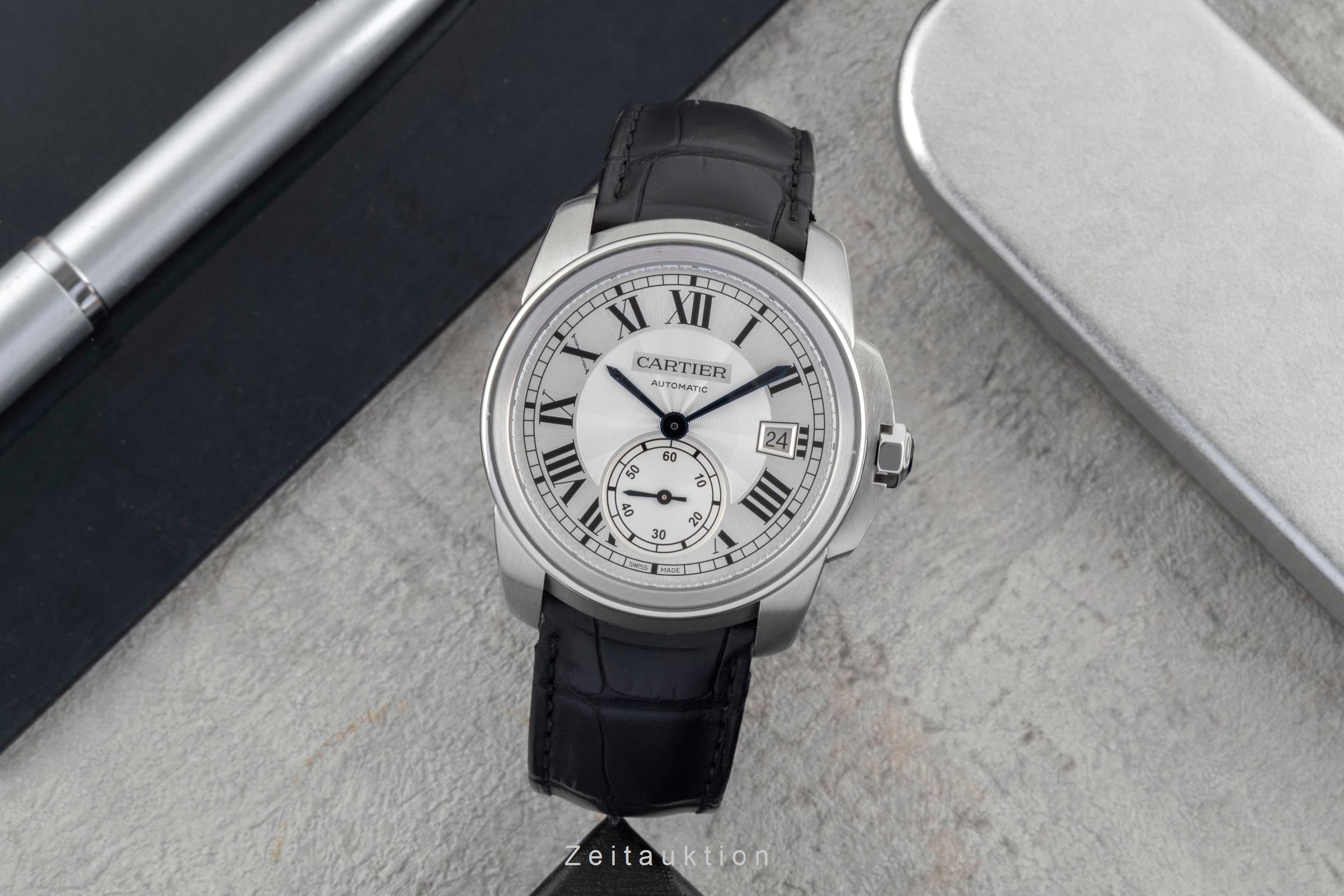 Cartier Calibre de Cartier steel automatic men's watch WSCA0003  [2600354]