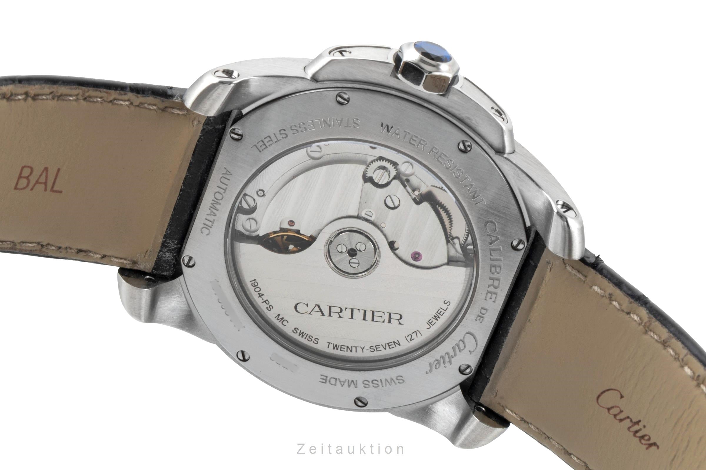 Cartier Calibre de Cartier steel automatic men's watch WSCA0003  [2600354]