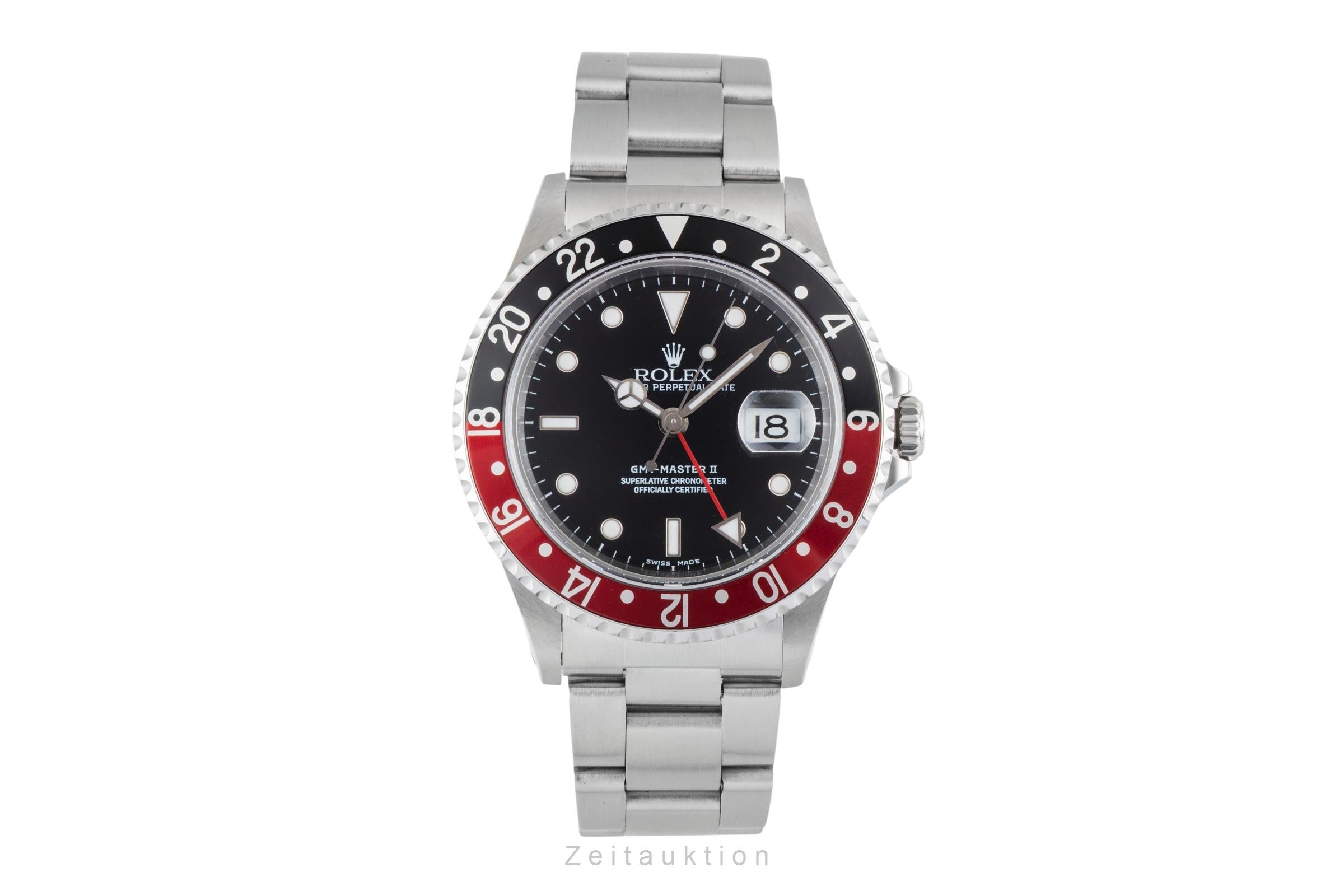Rolex GMT-Master II Coke Automatik Herrenuhr Ref. 16710 Y-Serie Klassiker [2600355]