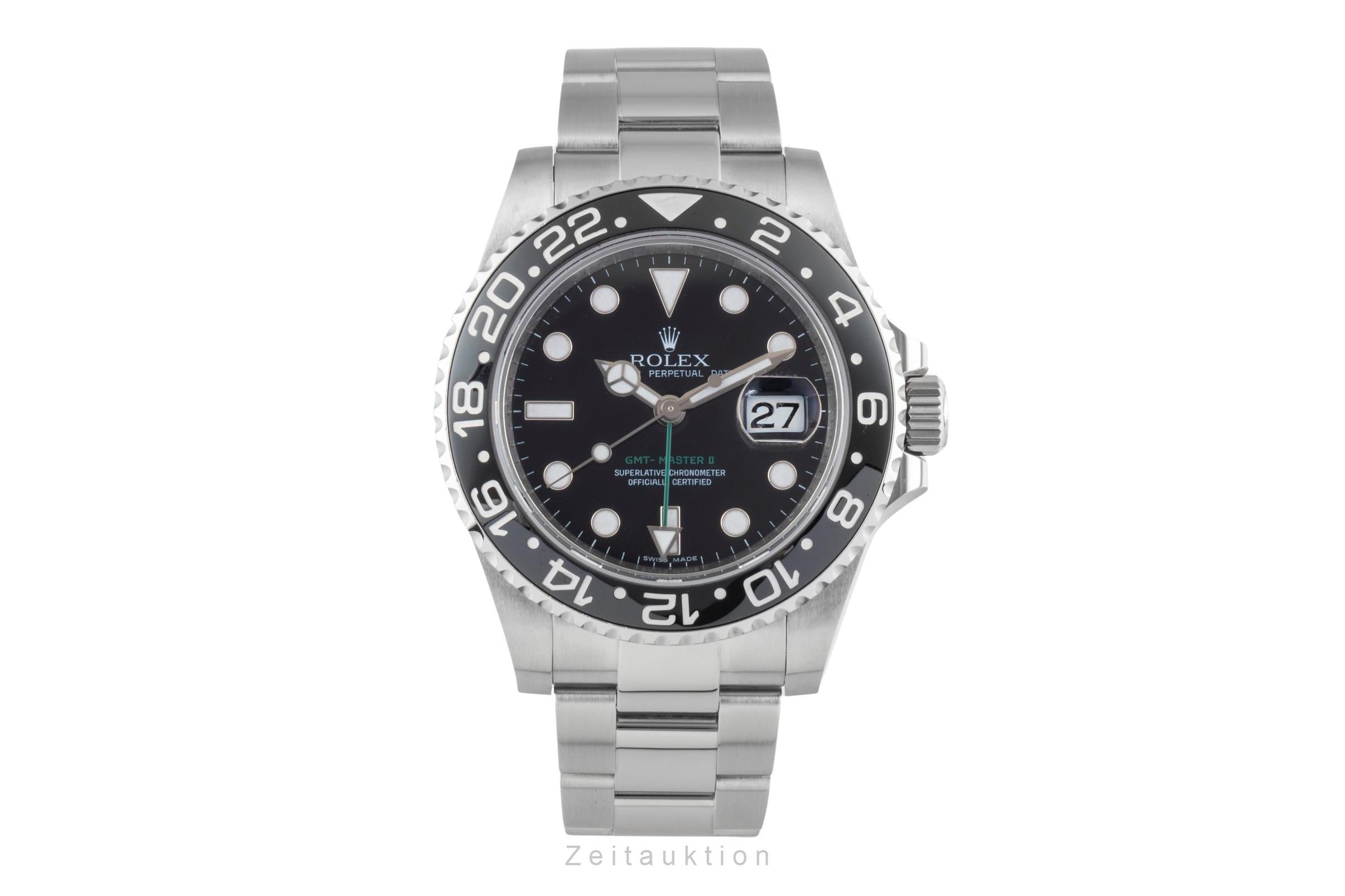 Rolex GMT-Master II Oyster Edelstahl Automatik Herrenuhr Ref. 116710LN V-Serie [2600356]