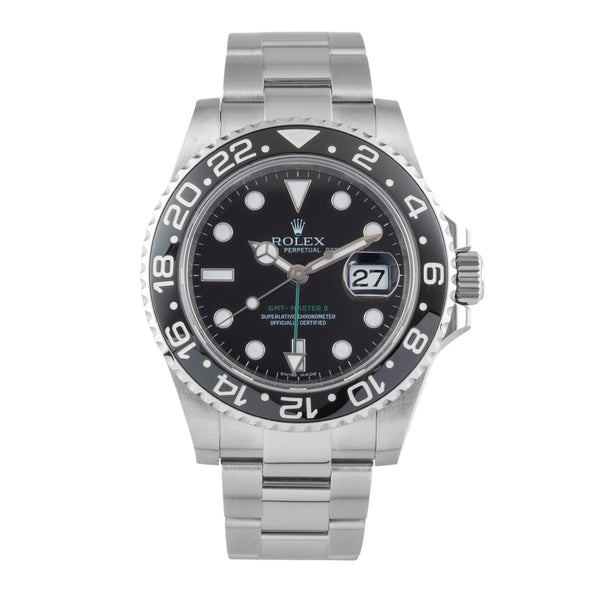 Rolex GMT-Master II Oyster Edelstahl Automatik Herrenuhr Ref. 116710LN V-Serie [2600356]