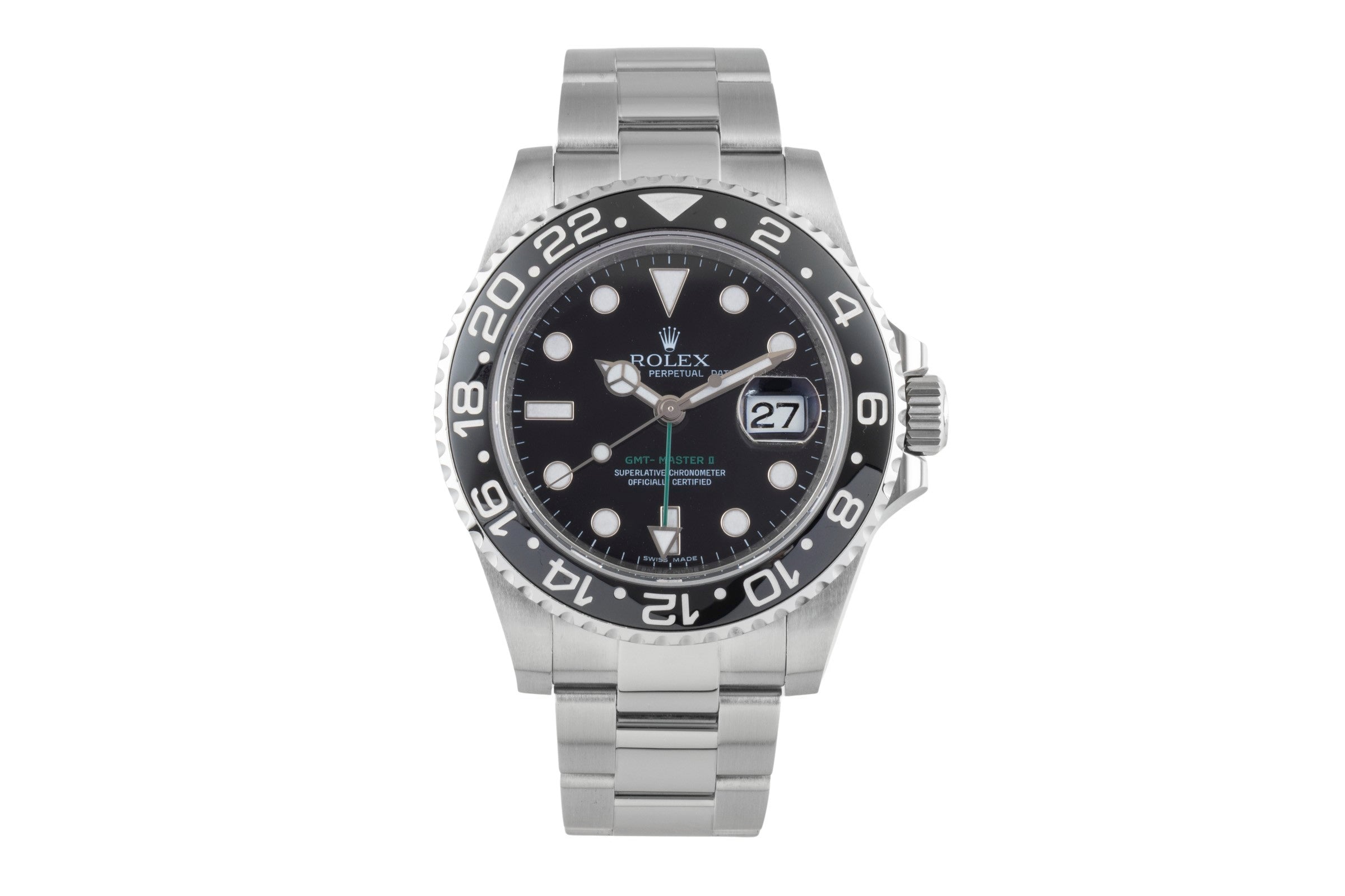 Rolex GMT-Master II Oyster Edelstahl Automatik Herrenuhr Ref. 116710LN V-Serie [2600356]