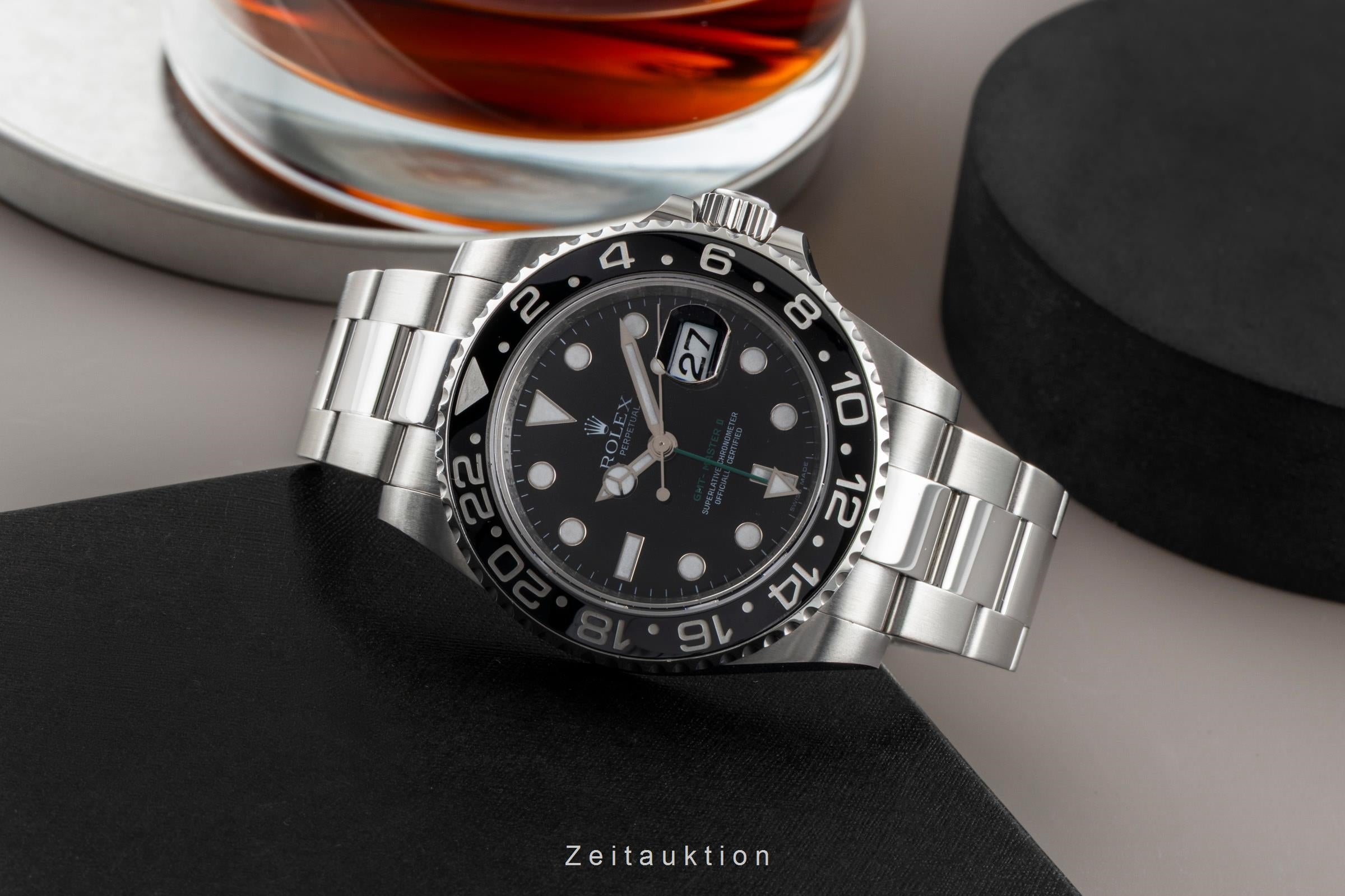 Rolex GMT-Master II Oyster Edelstahl Automatik Herrenuhr Ref. 116710LN V-Serie [2600356]