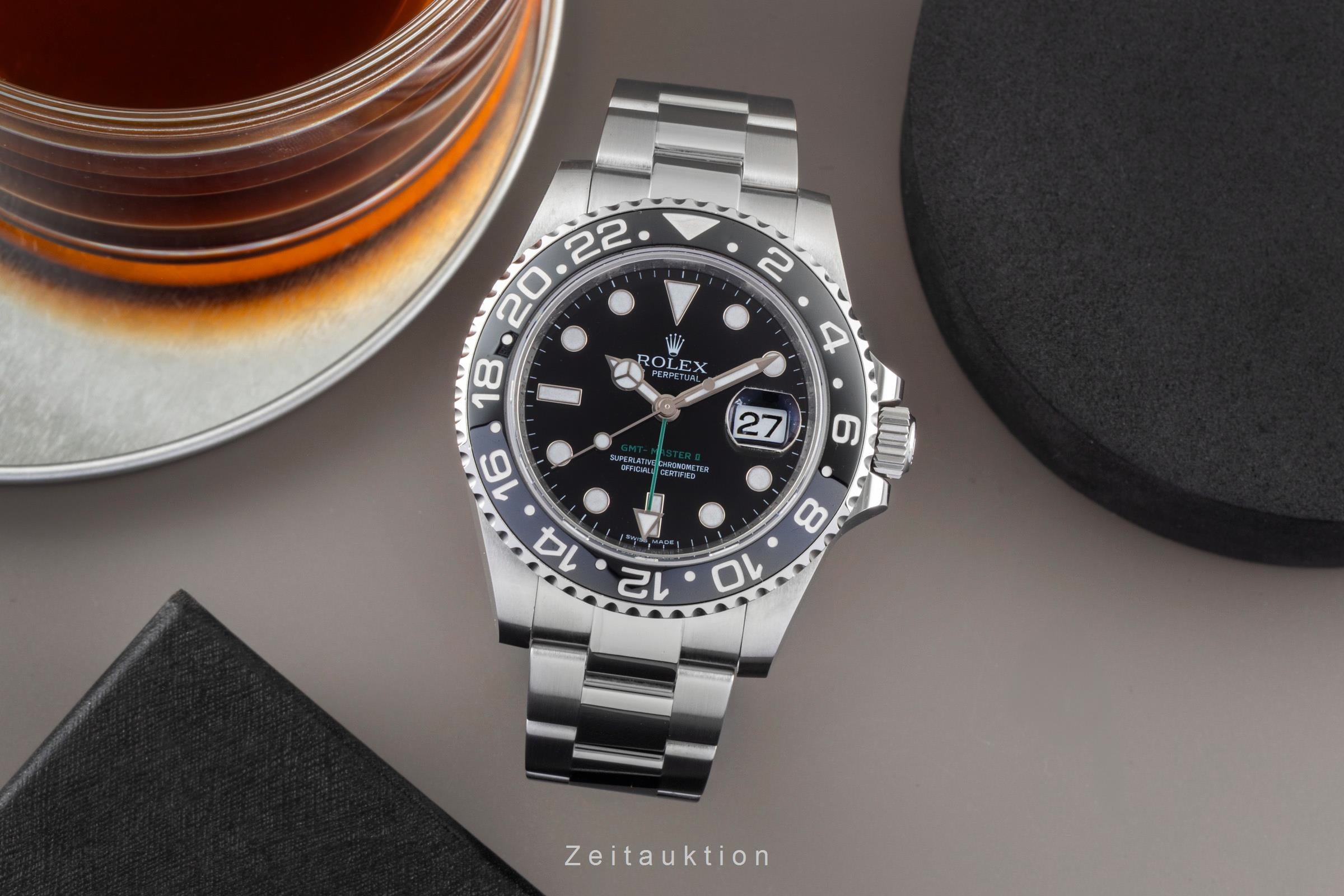 Rolex GMT-Master II Oyster Edelstahl Automatik Herrenuhr Ref. 116710LN V-Serie [2600356]