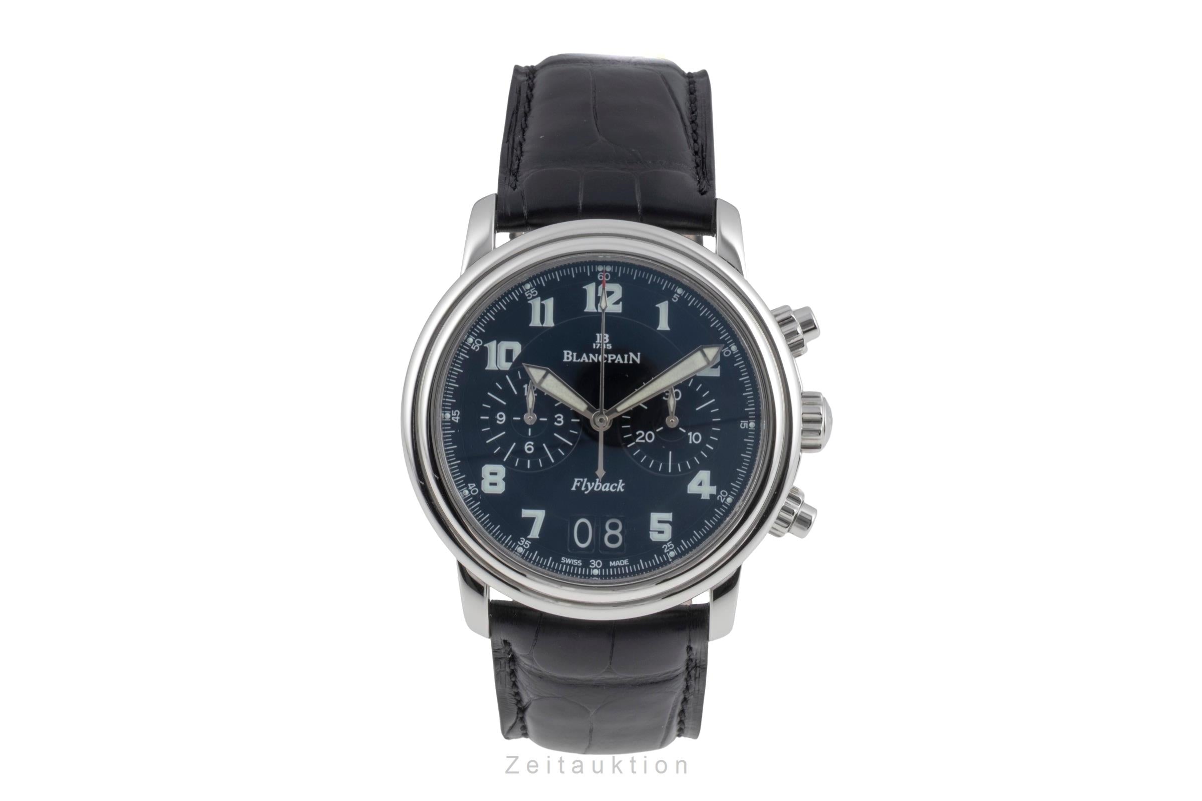 Blancpain Leman chronograph steel automatic men's watch 2885F-1130-53B  [2600360]