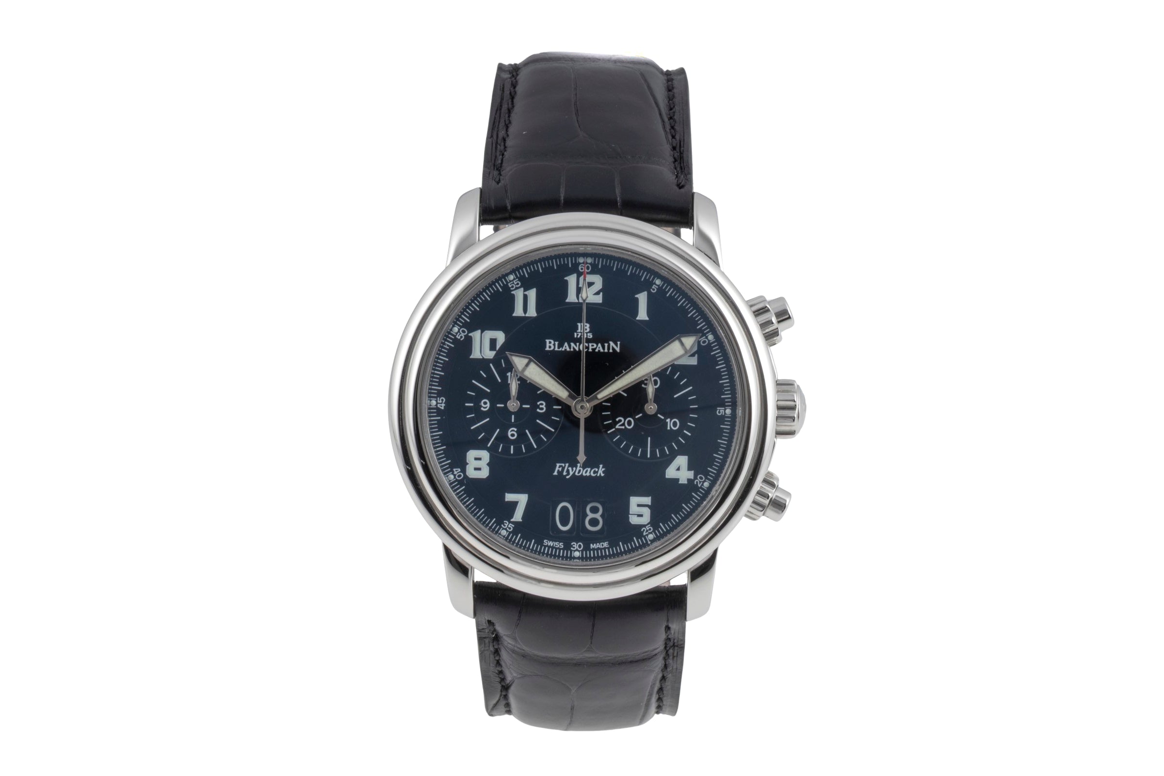 Blancpain Leman chronograph steel automatic men's watch 2885F-1130-53B  [2600360]