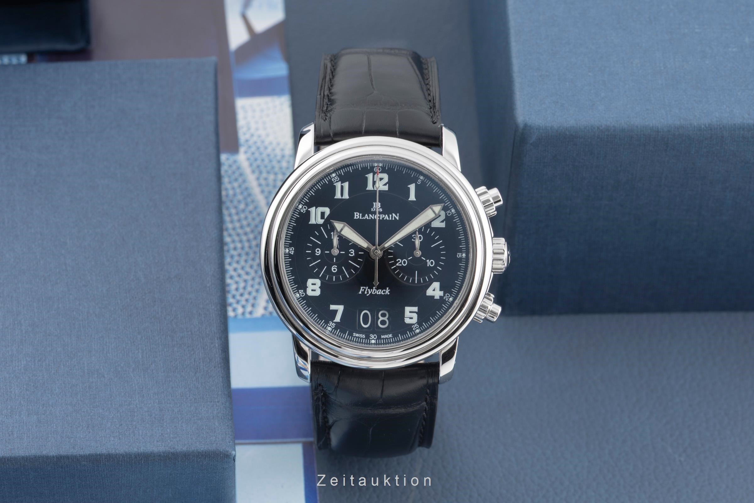 Blancpain Leman chronograph steel automatic men's watch 2885F-1130-53B  [2600360]