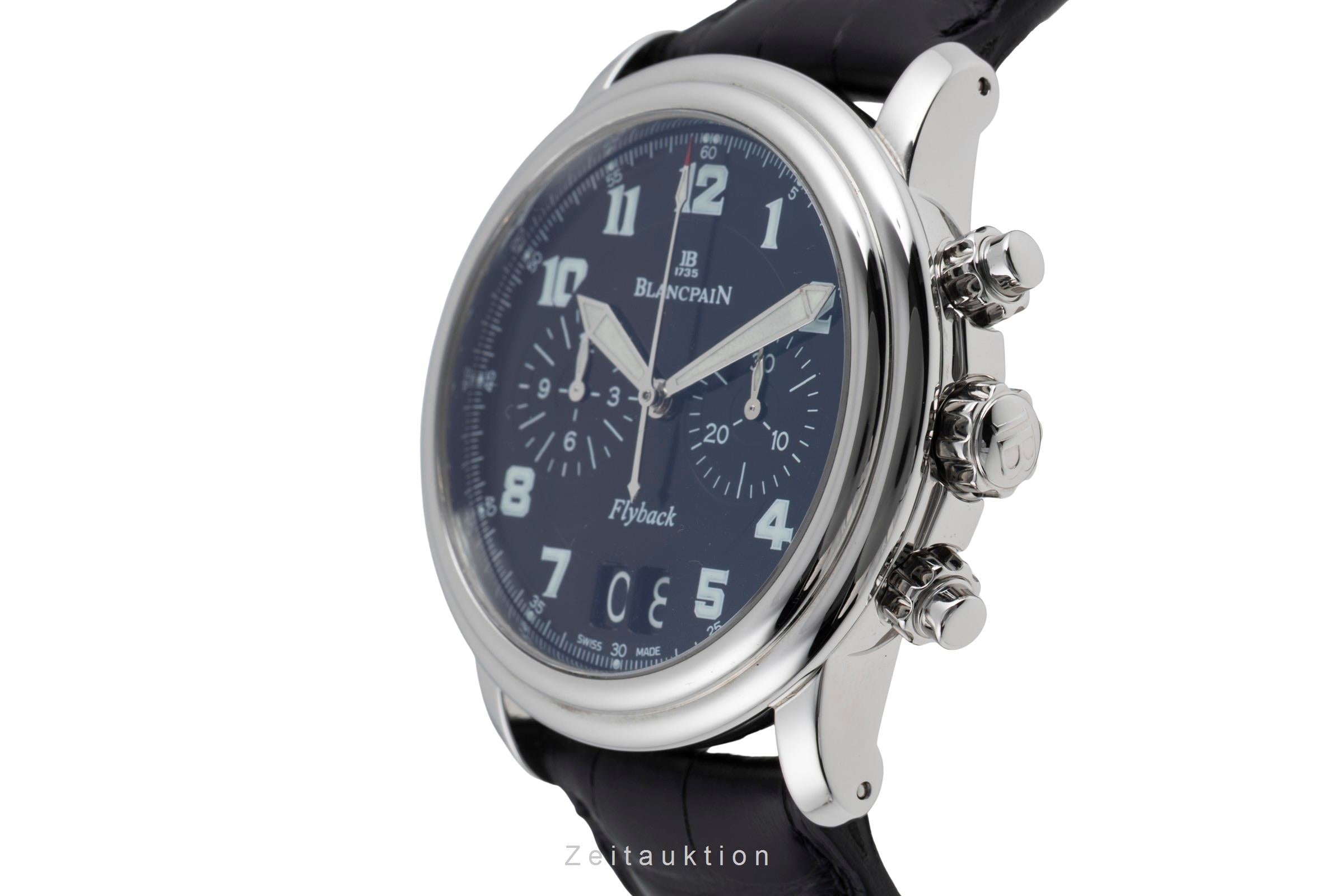 Blancpain Leman chronograph steel automatic men's watch 2885F-1130-53B  [2600360]