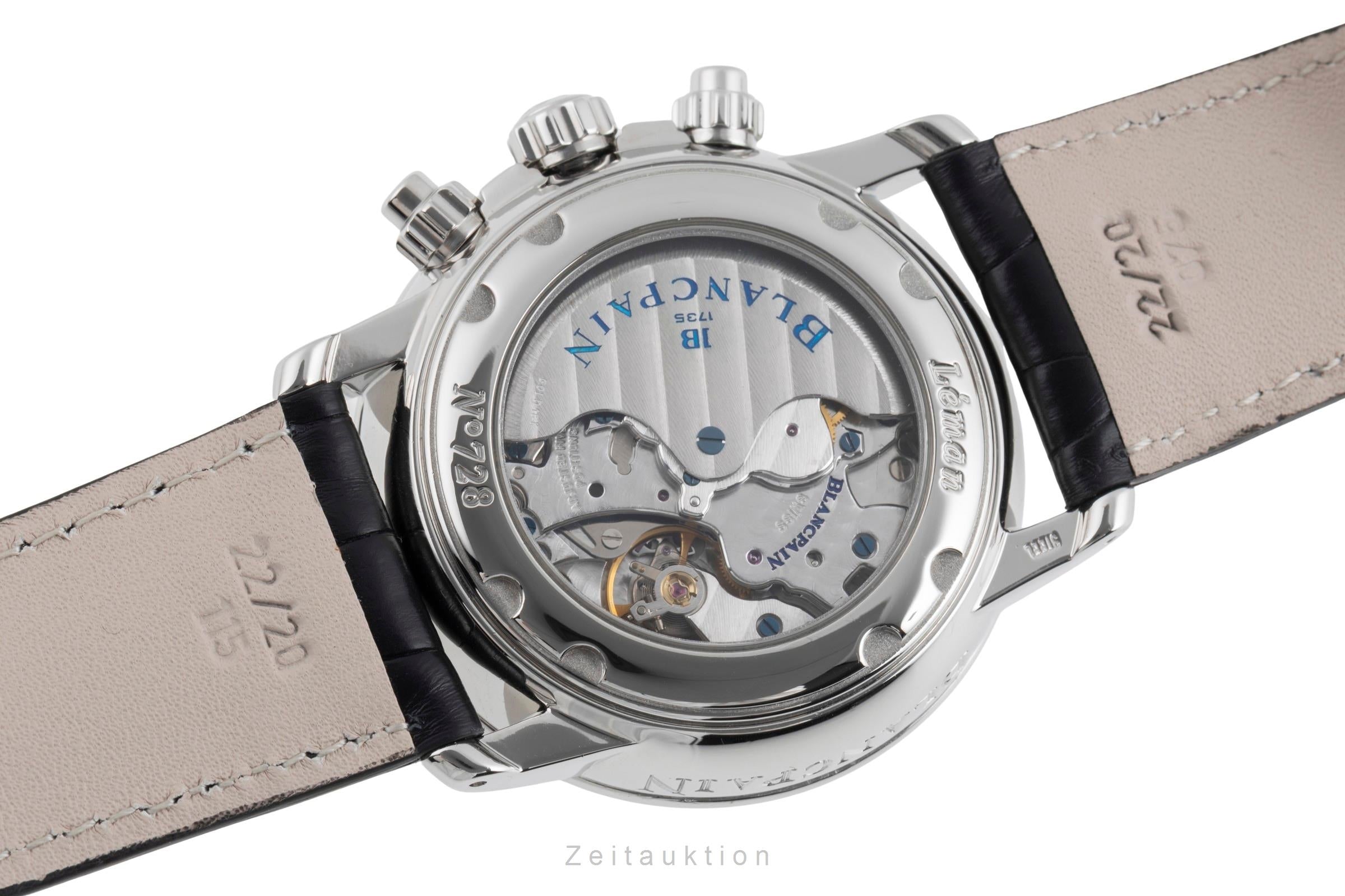 Blancpain Leman chronograph steel automatic men's watch 2885F-1130-53B  [2600360]