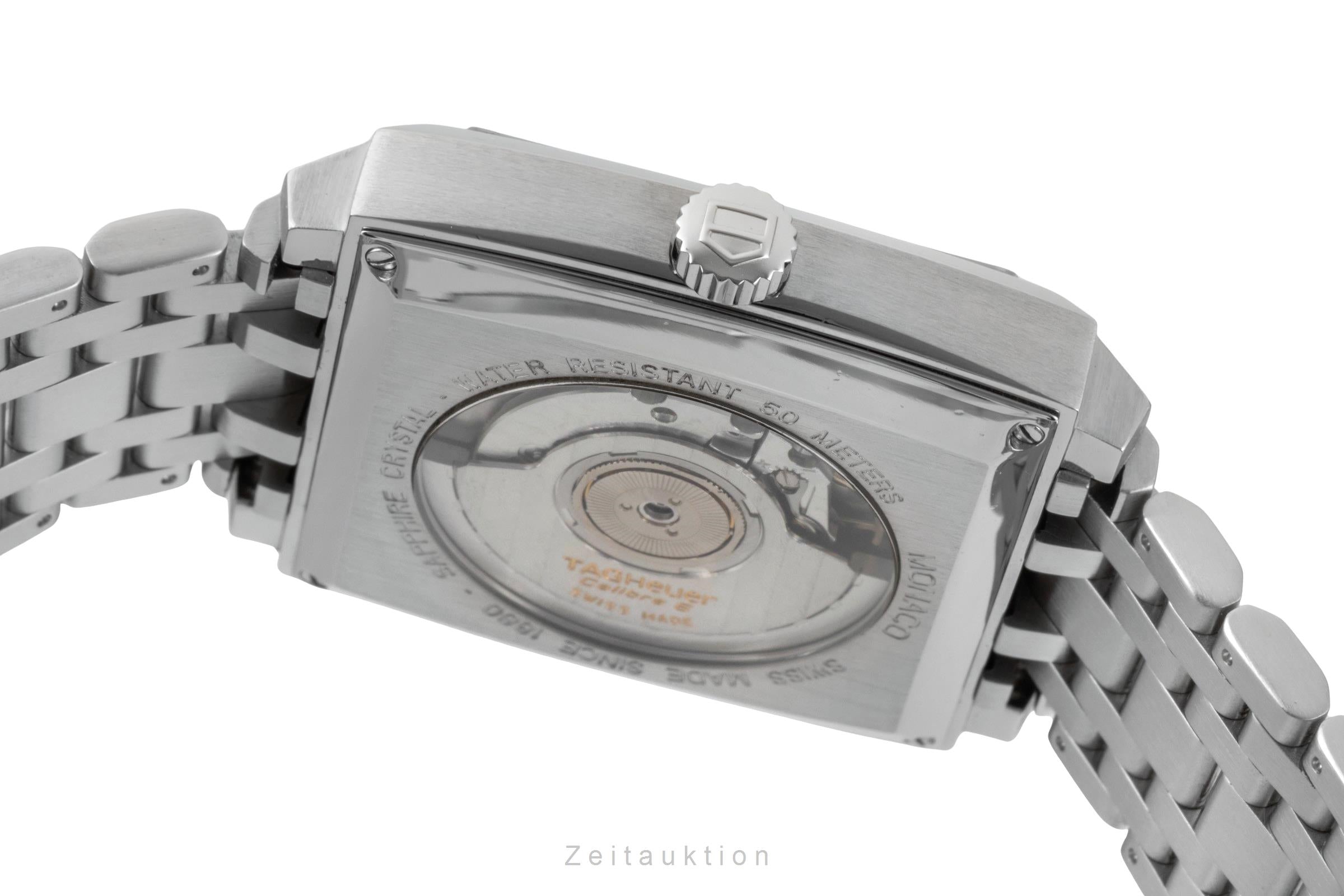 Tag Heuer Monaco steel automatic men's watch WW2111  [2600364]