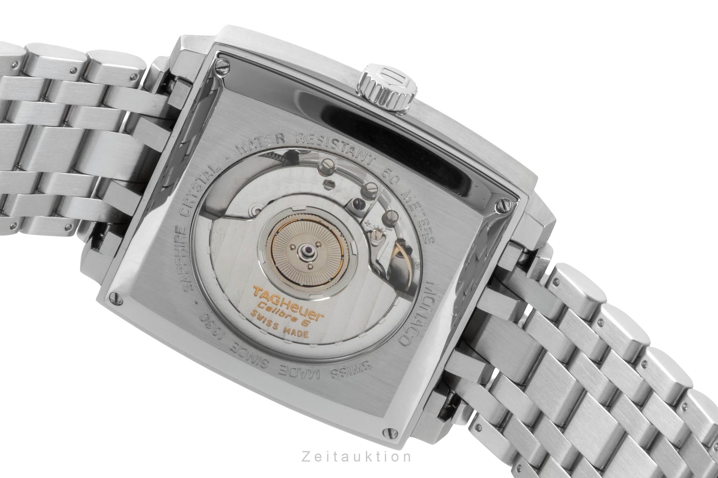 Tag Heuer Monaco steel automatic men's watch WW2111  [2600364]