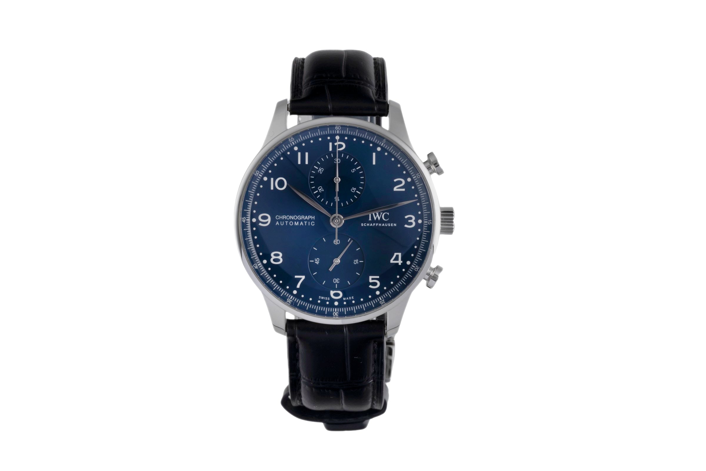 IWC Portugieser chronograph steel automatic men's watch IW371601 LP: 9100EUR Limited  [2600366]