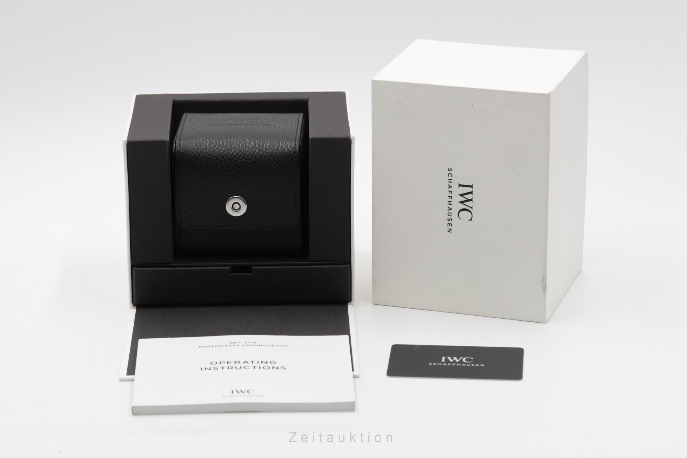 IWC Portugieser chronograph steel automatic men's watch IW371601 LP: 9100EUR Limited  [2600366]