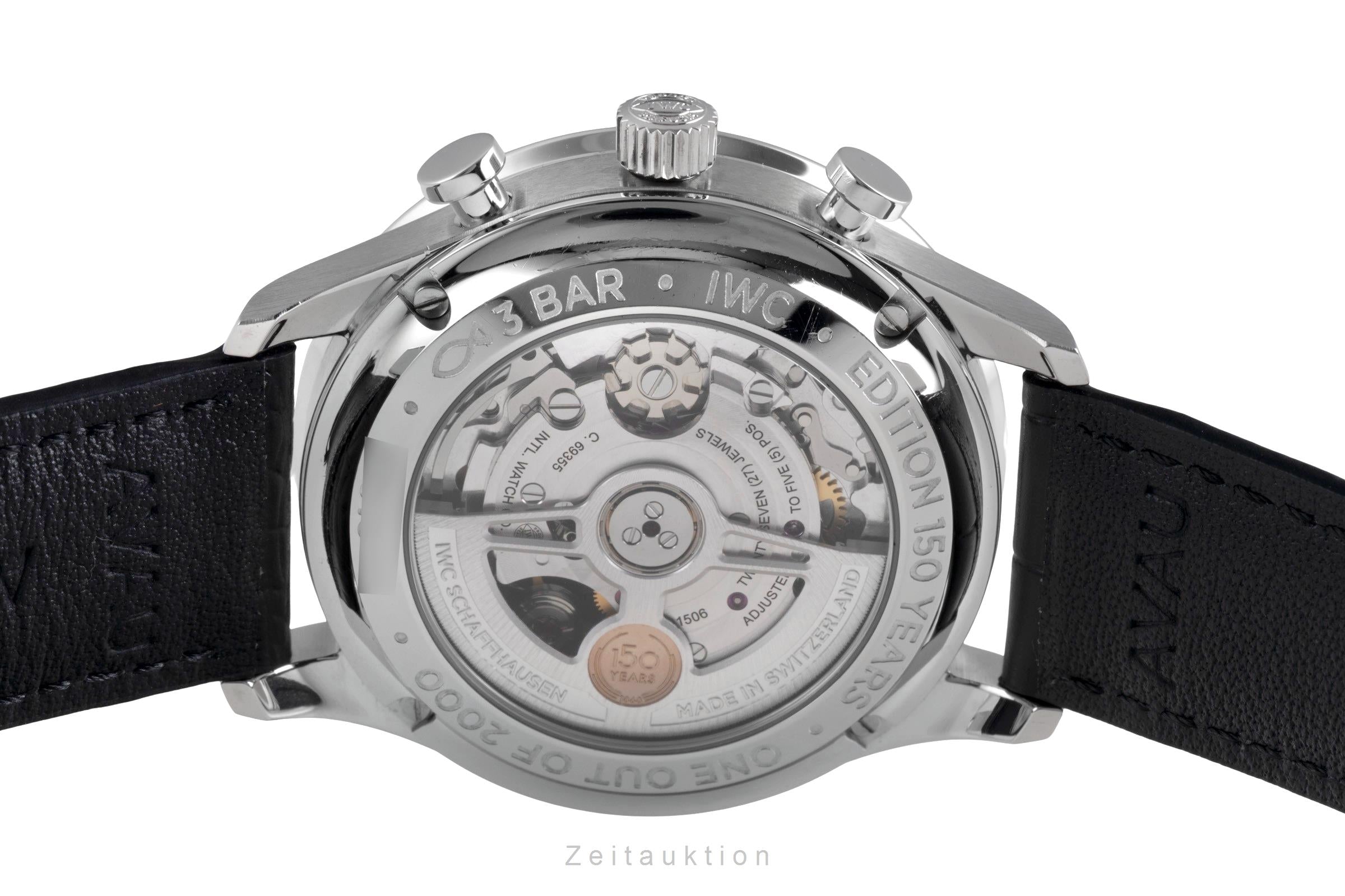 IWC Portugieser chronograph steel automatic men's watch IW371601 LP: 9100EUR Limited  [2600366]