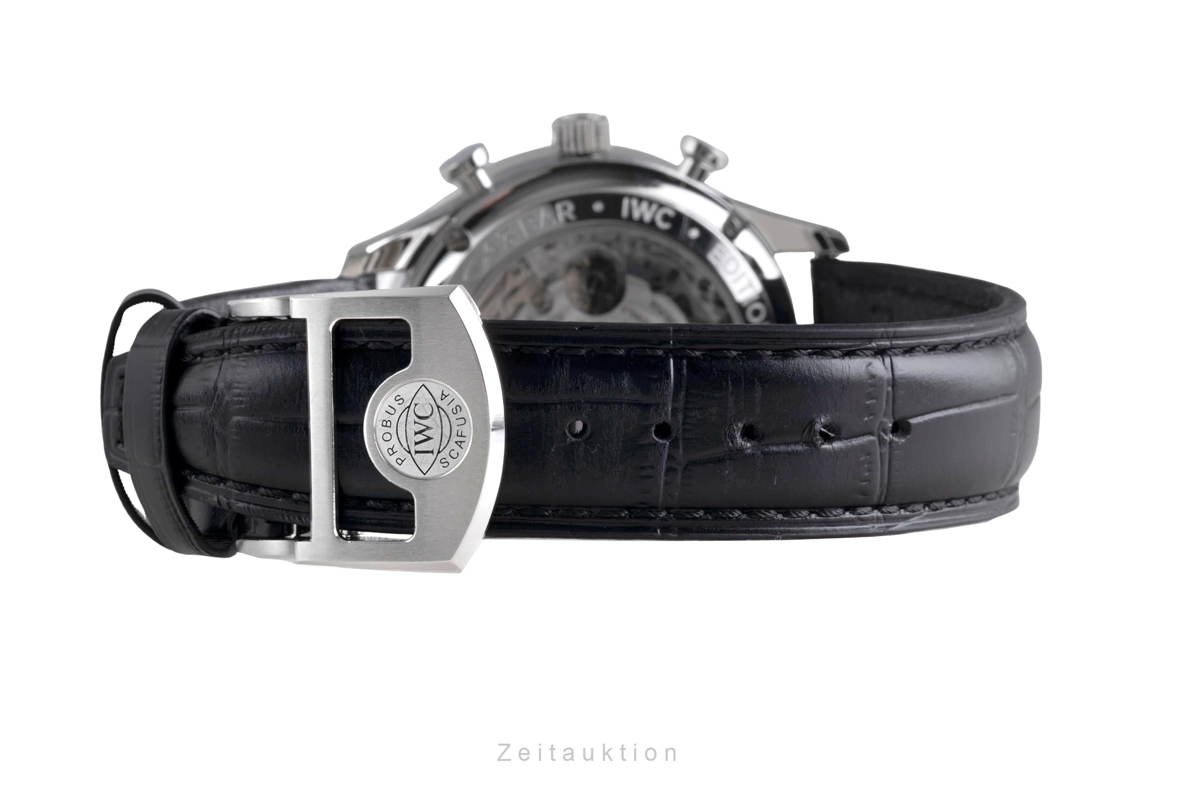 IWC Portugieser chronograph steel automatic men's watch IW371601 LP: 9100EUR Limited  [2600366]