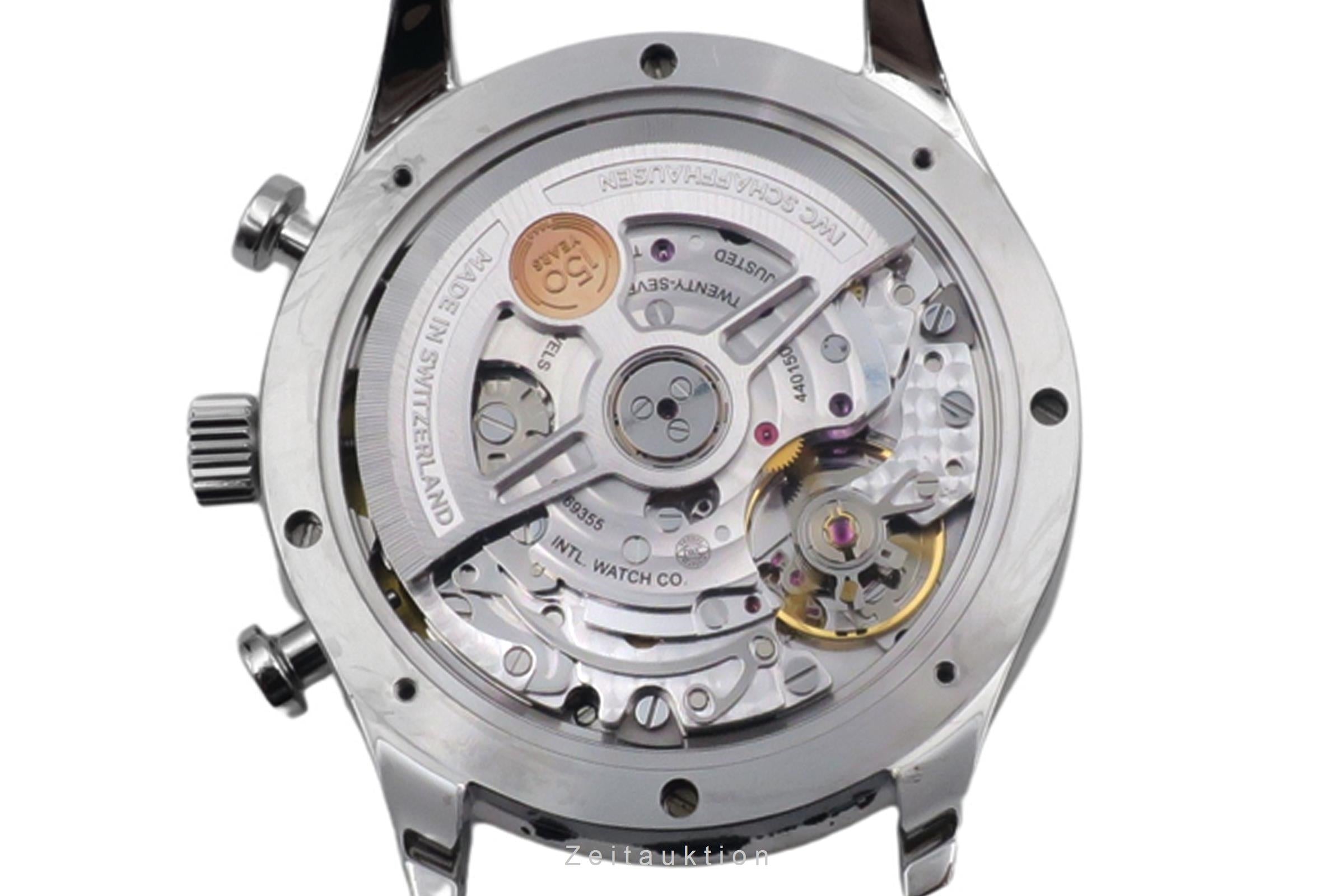 IWC Portugieser chronograph steel automatic men's watch IW371601 LP: 9100EUR Limited  [2600366]