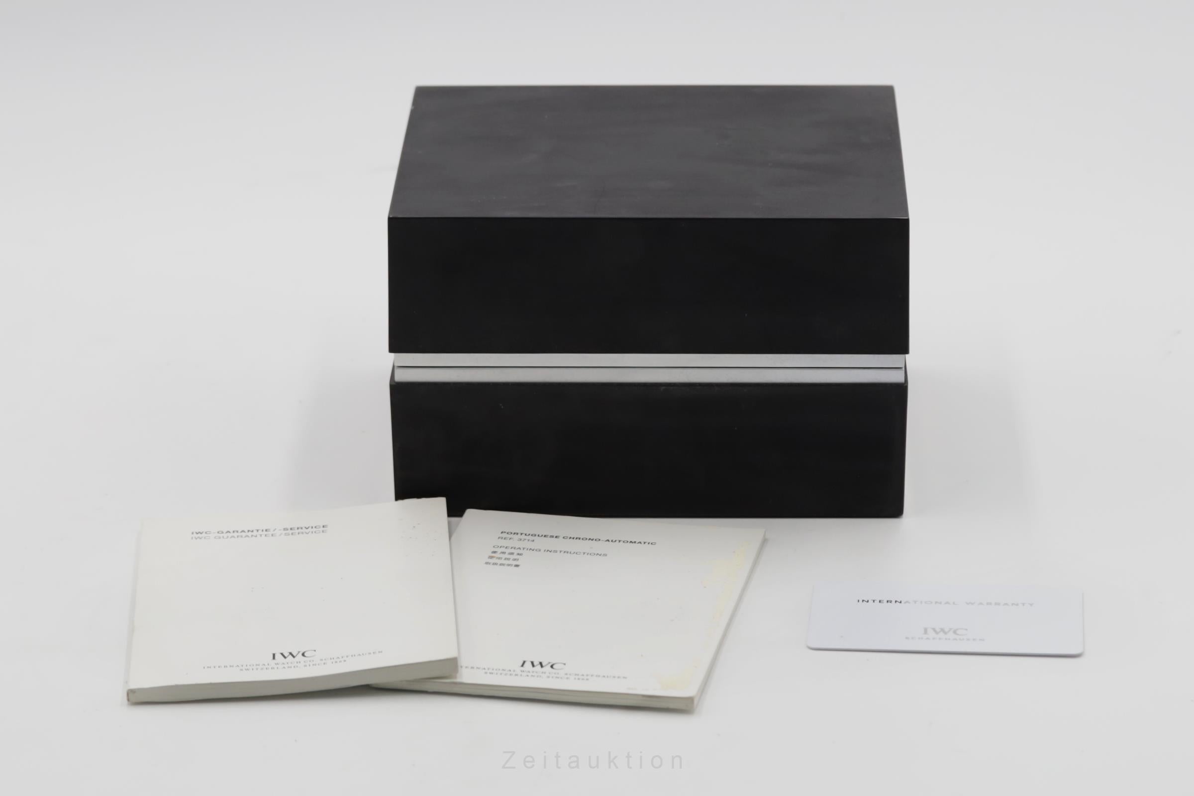 IWC Portugieser chronograph steel automatic men's watch IW371447 LP: 9100EUR  [2600367]