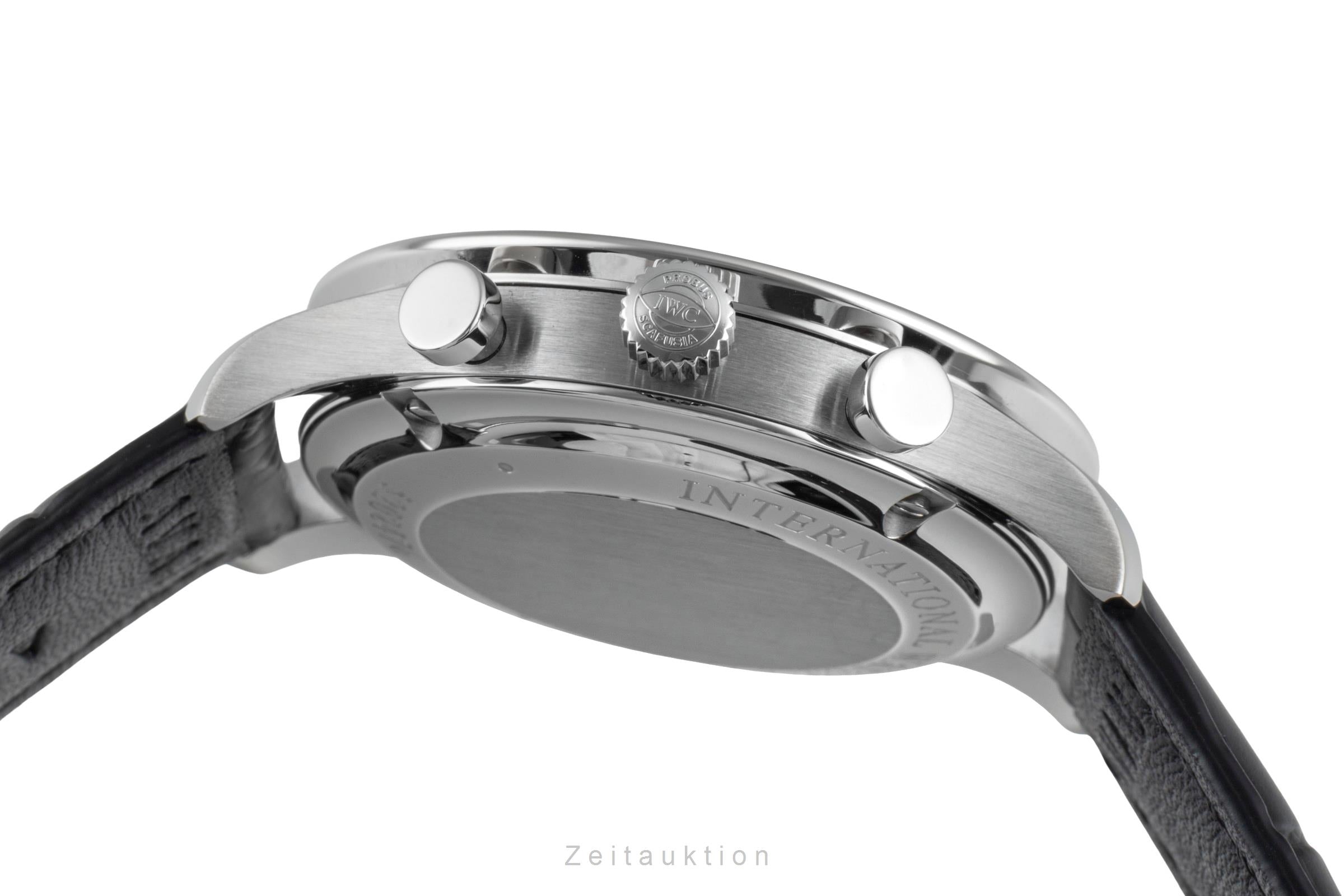 IWC Portugieser chronograph steel automatic men's watch IW371447 LP: 9100EUR  [2600367]