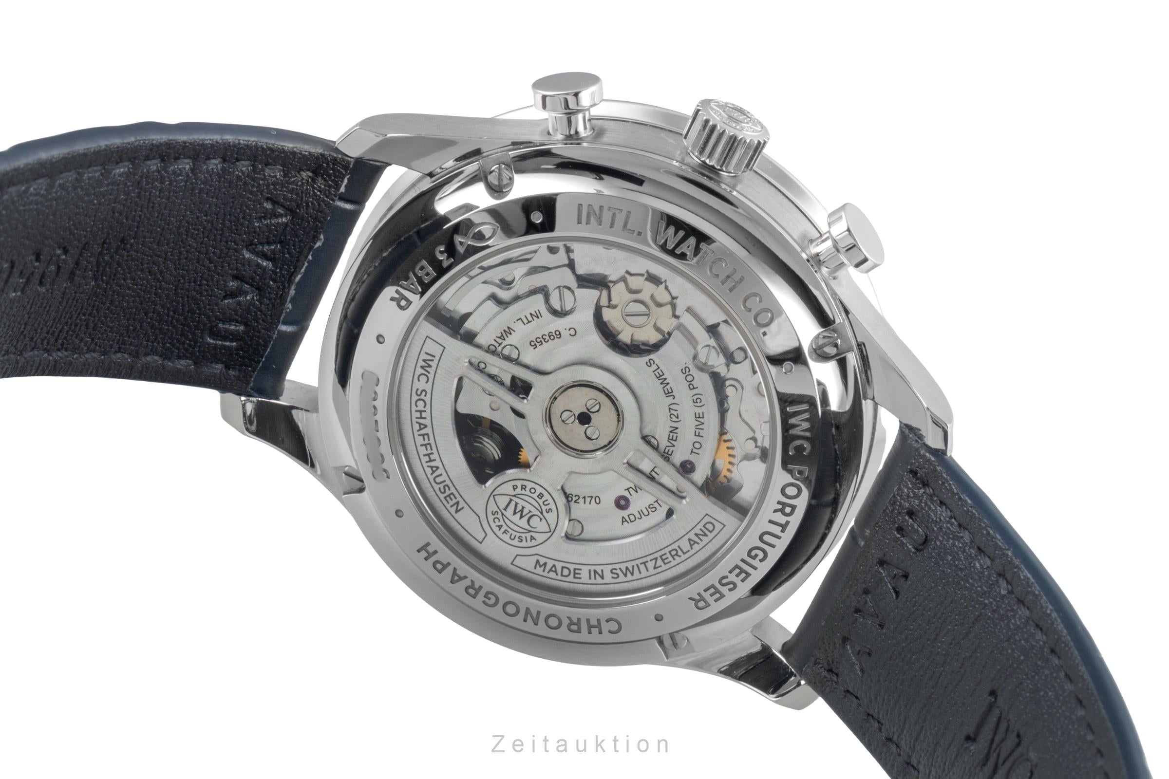 IWC Portugieser cronografo acciaio automatismo orologio da uomo IW371606 LP: 9100EUR  [2600368]
