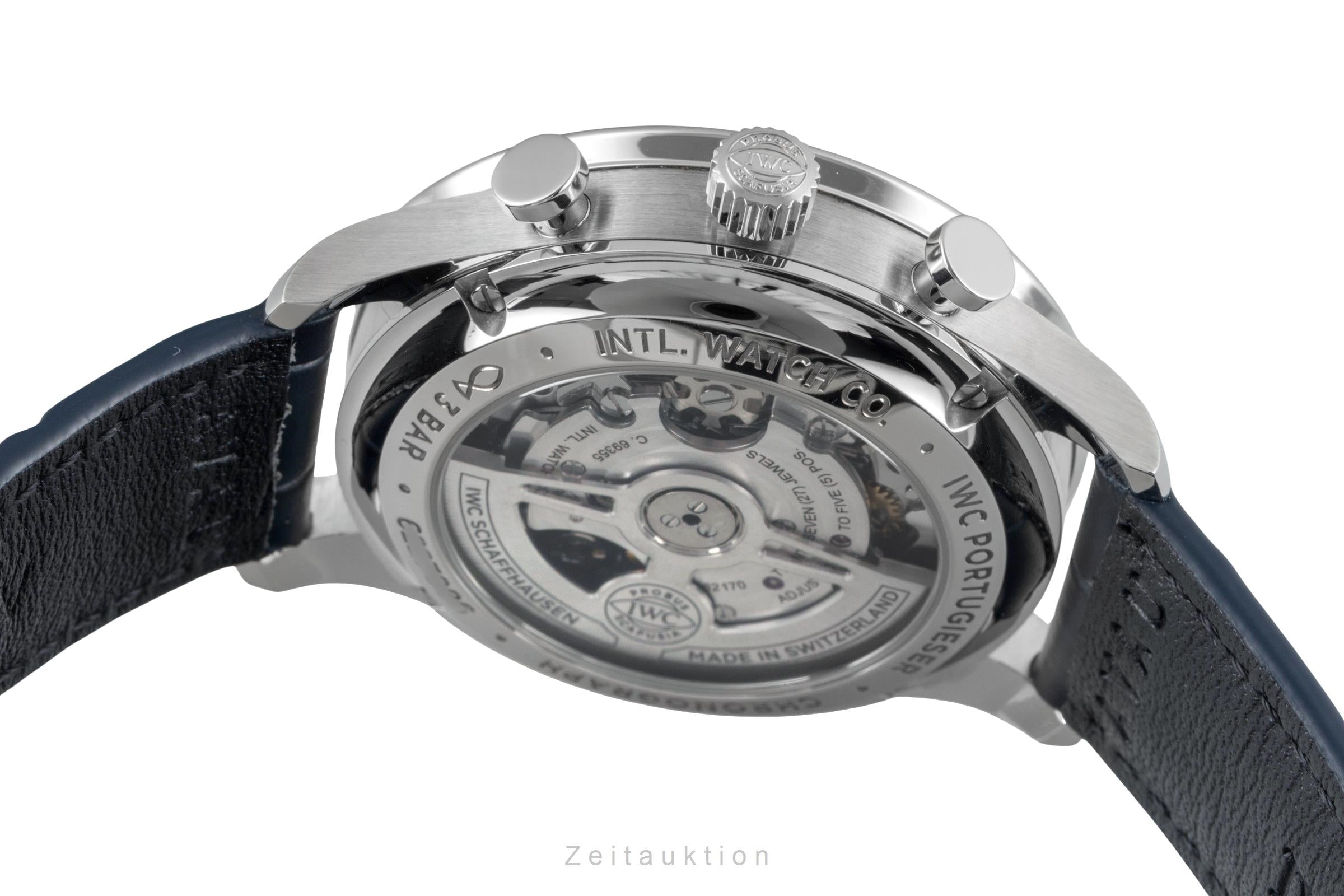 IWC Portugieser cronografo acciaio automatismo orologio da uomo IW371606 LP: 9100EUR  [2600368]