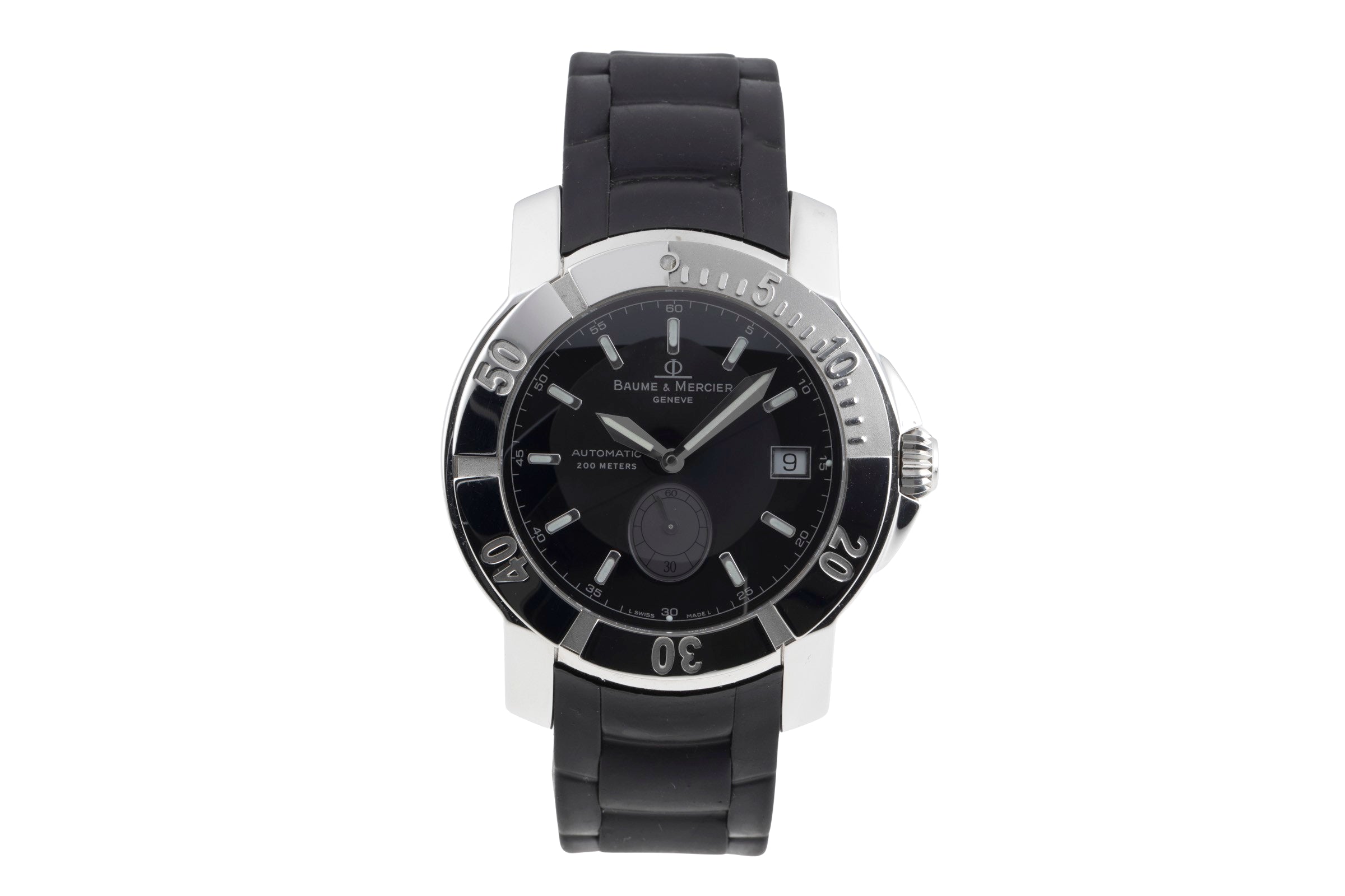 Baume & Mercier Capeland steel automatic Kal. BM 11895 Ref. 65353