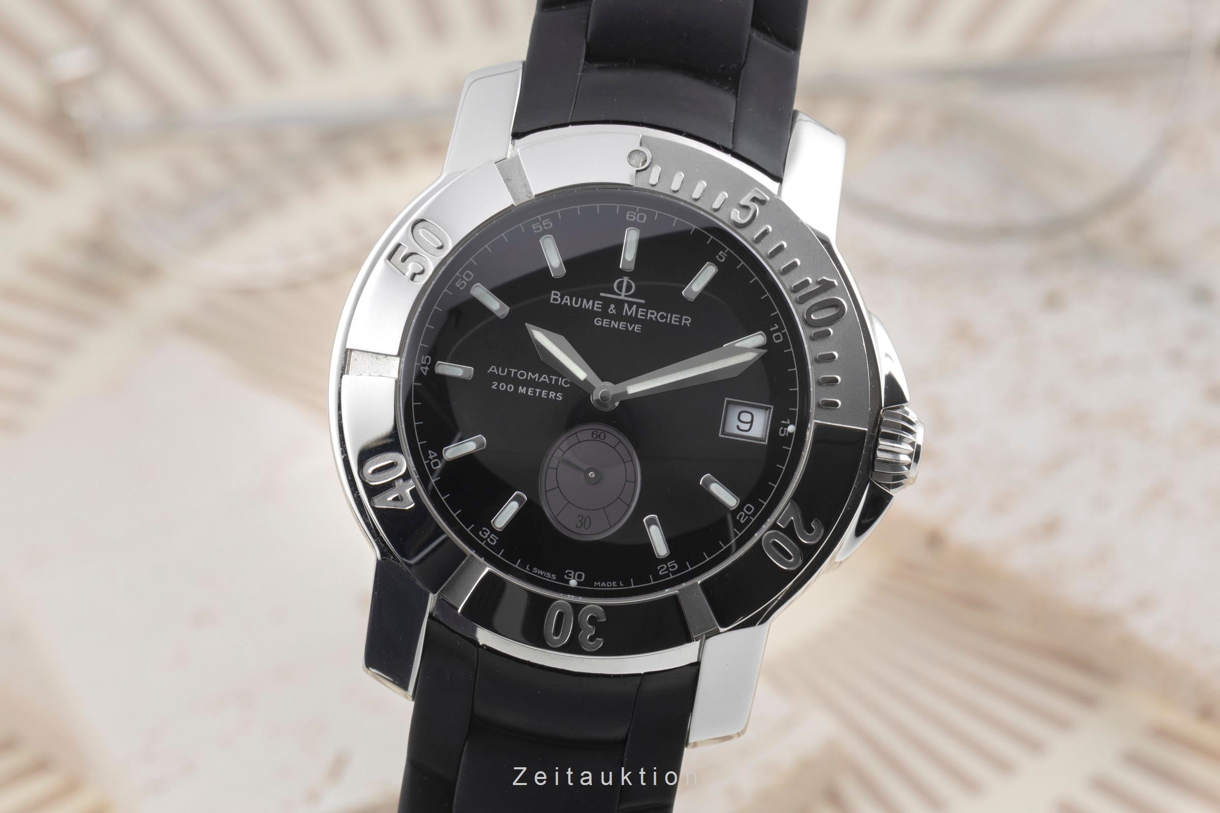 Baume & Mercier Capeland steel automatic Kal. BM 11895 Ref. 65353