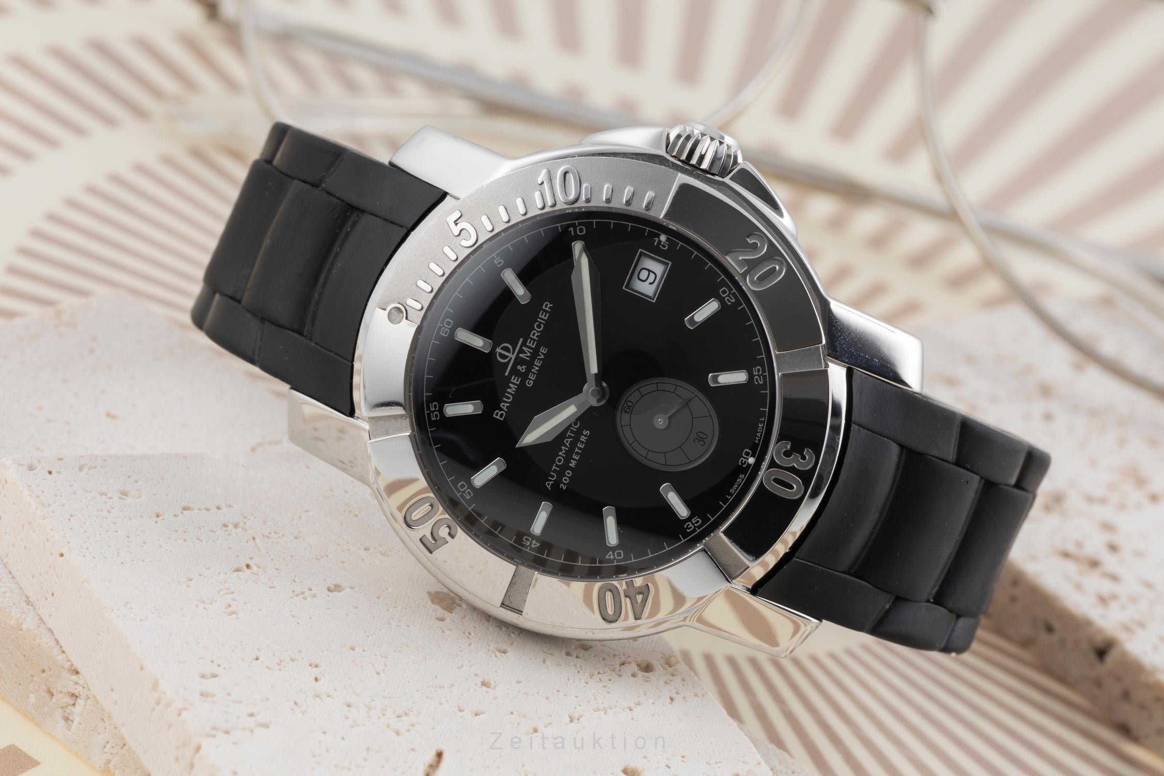 Baume & Mercier Capeland steel automatic Kal. BM 11895 Ref. 65353
