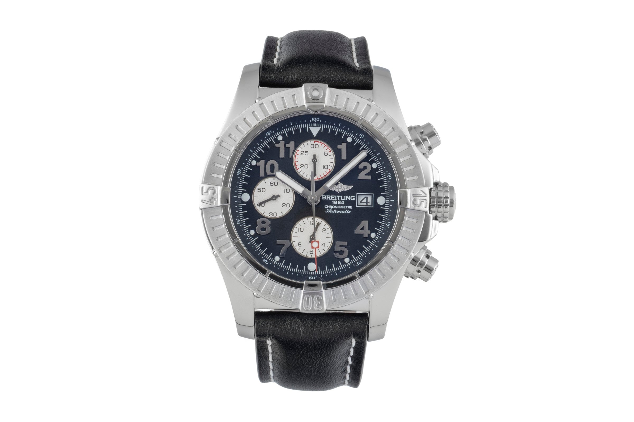 Breitling Super Avenger chronograph steel / titanium automatic men's watch A13370  [2600374]