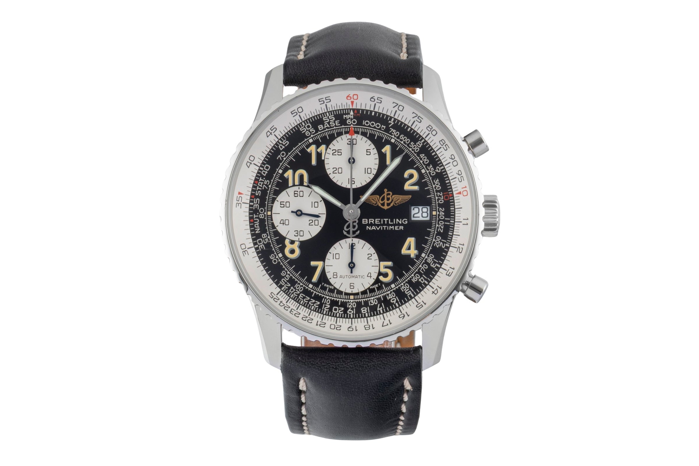 Breitling Navitimer cronógrafo acero automático reloj para caballeros A13022.1 LP: 9500EUR  [2600375]