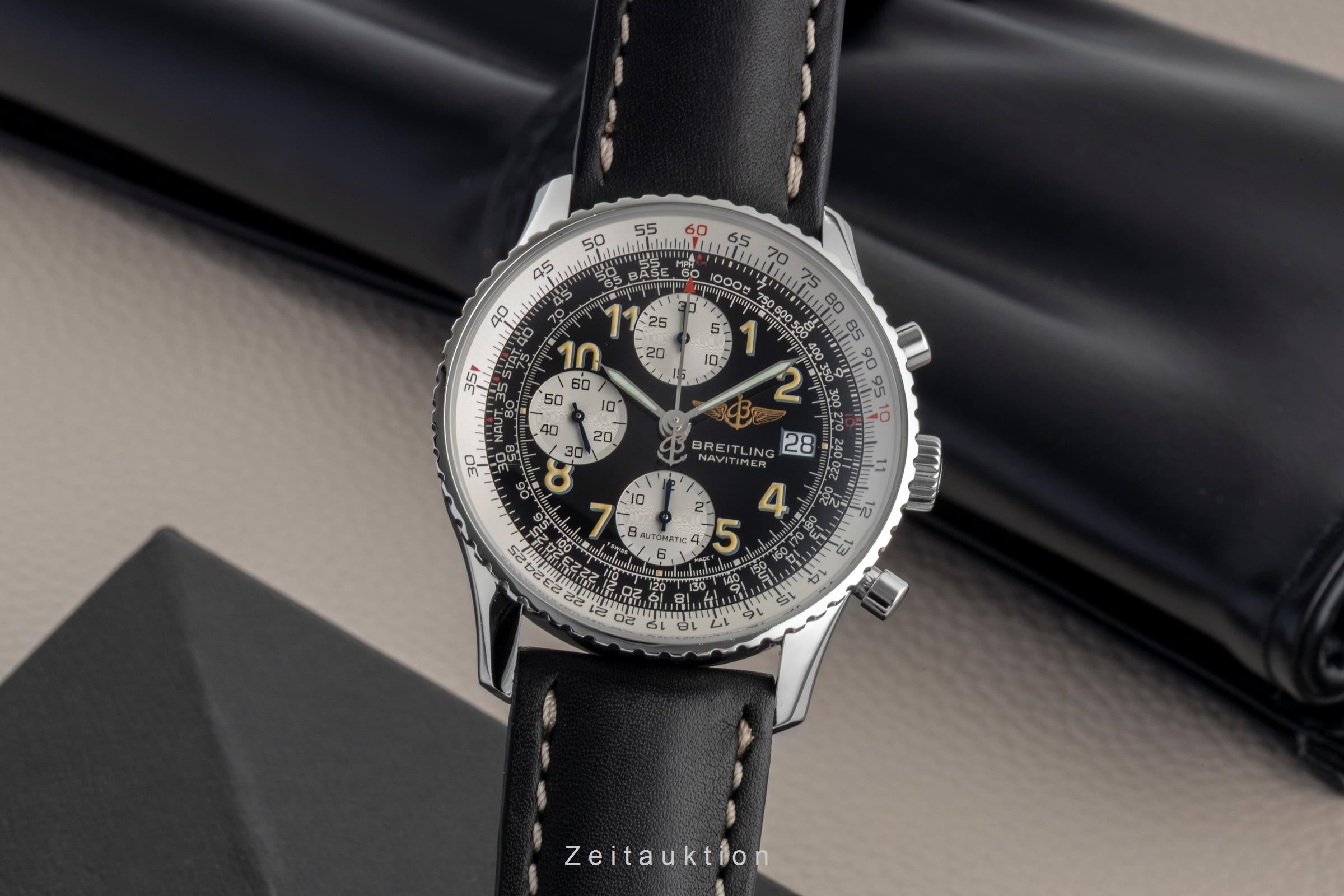 Breitling Navitimer cronógrafo acero automático reloj para caballeros A13022.1 LP: 9500EUR  [2600375]