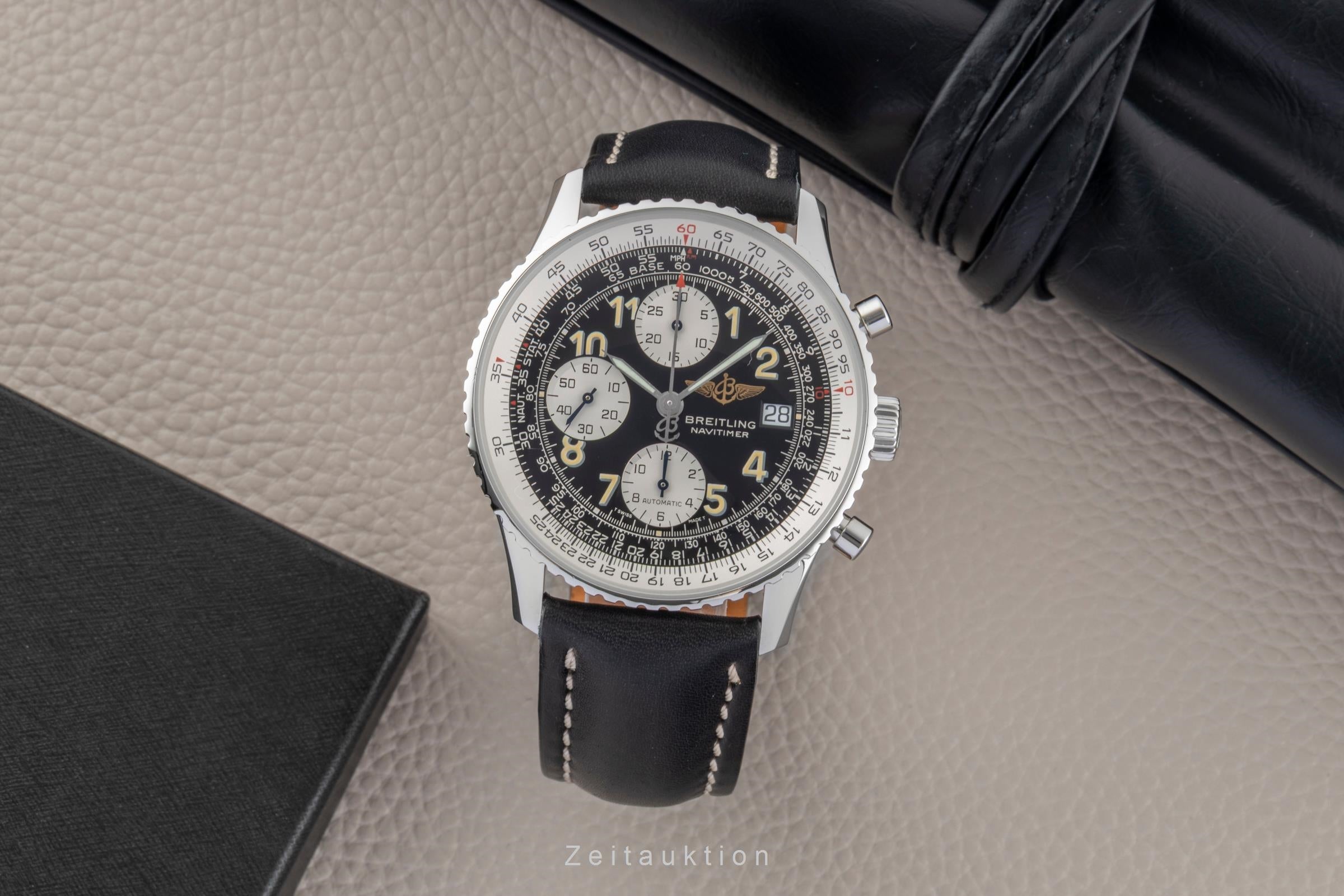Breitling Navitimer chronographe acier automatique montre pour hommes A13022.1 LP: 9500EUR  [2600375]