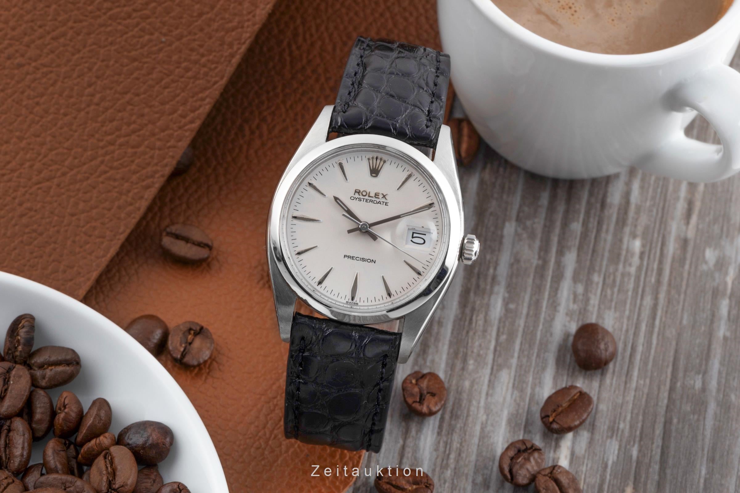 Rolex Oysterdate acciaio carica manuale orologio da uomo 6694 Vintage  [2600377]