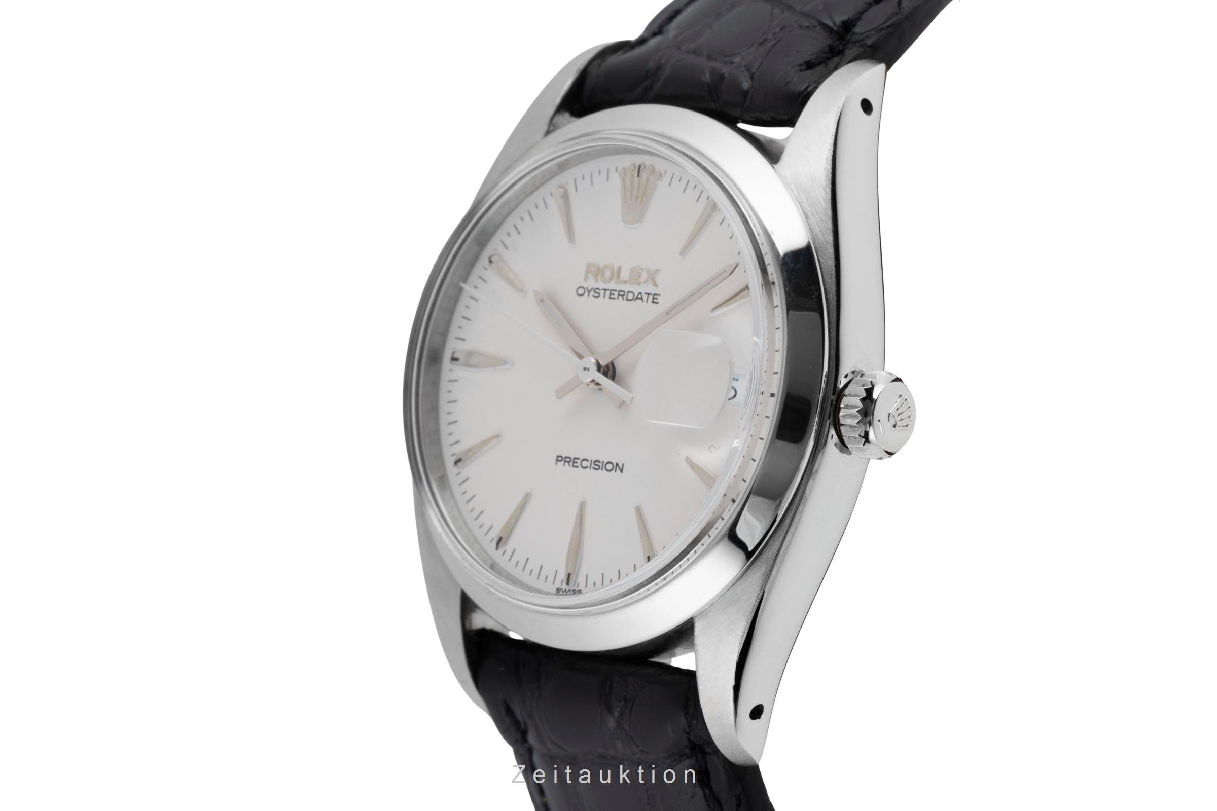 Rolex Oysterdate acciaio carica manuale orologio da uomo 6694 Vintage  [2600377]