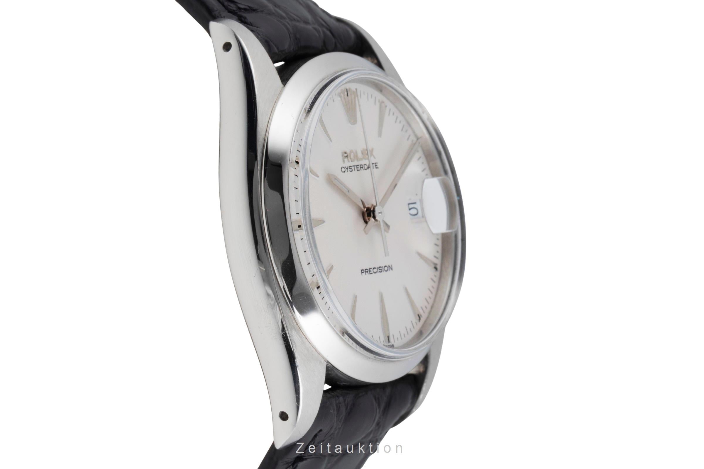 Rolex Oysterdate acciaio carica manuale orologio da uomo 6694 Vintage  [2600377]