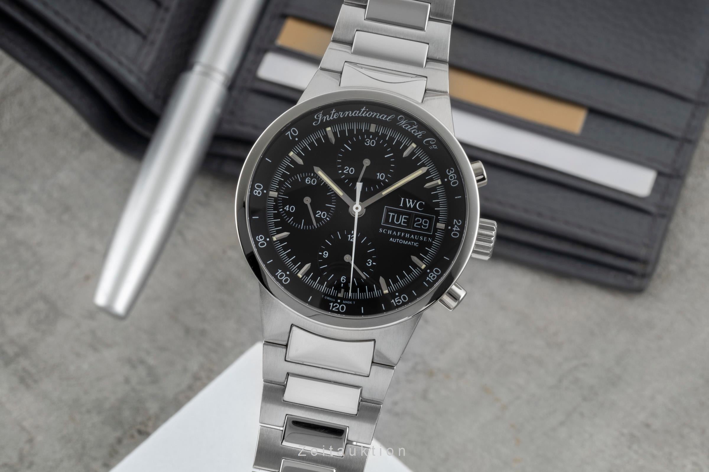 IWC GST chronographe acier automatique montre pour hommes IW370708  [2600379]