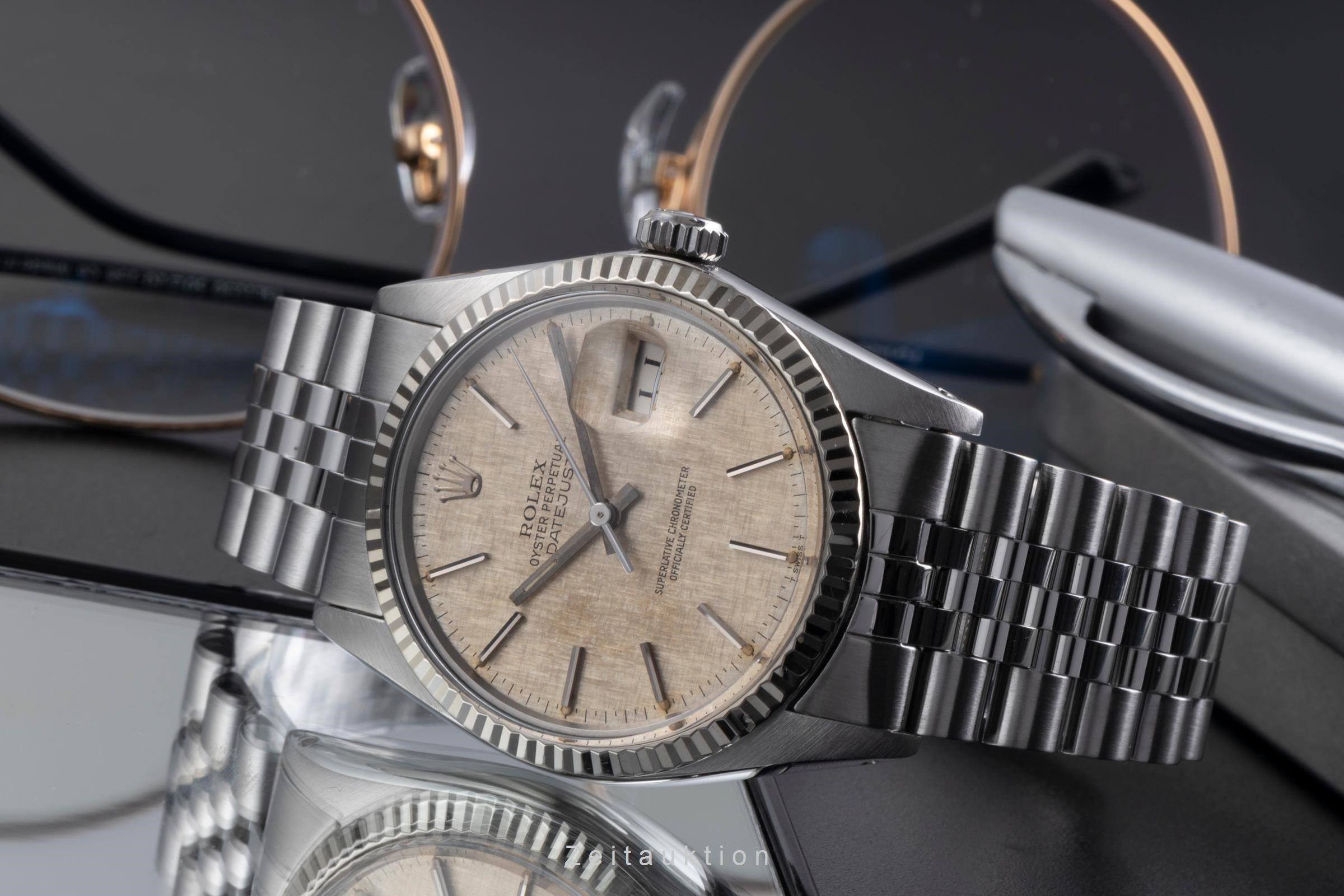 Rolex Datejust Stahl / Weissgold Automatik Herrenuhr Ref. 16014 Klassiker [2600380]