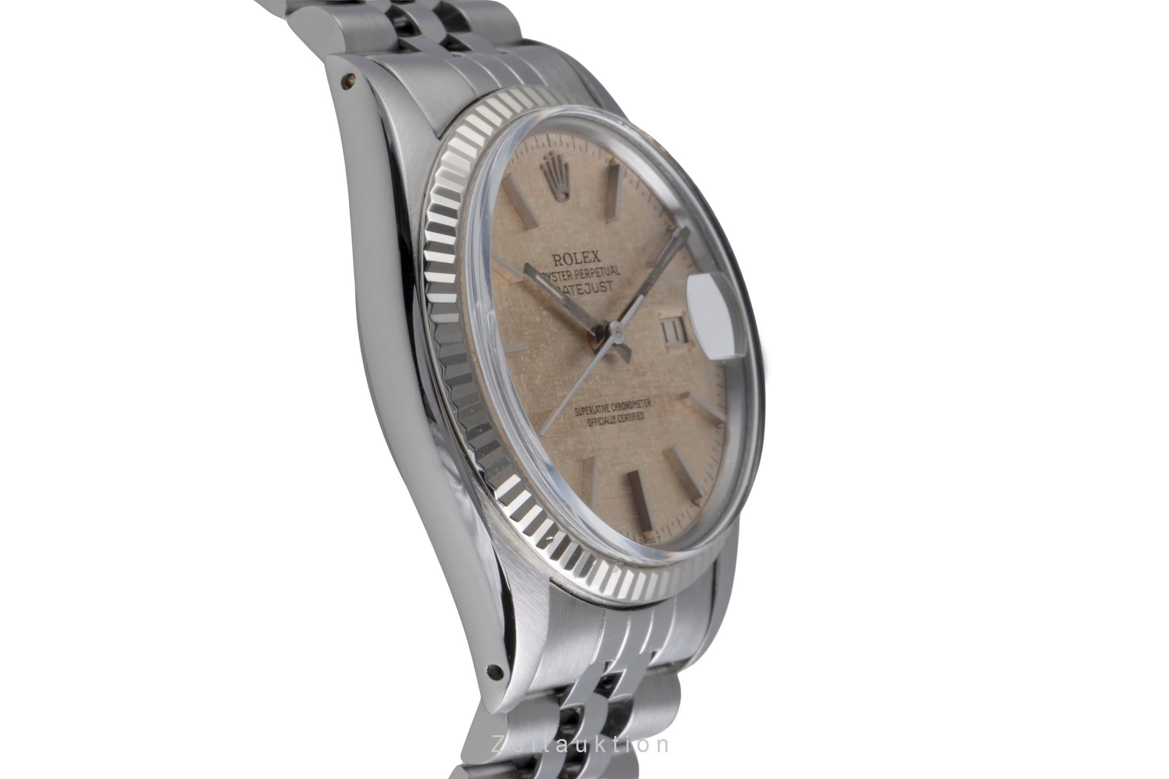 Rolex Datejust Stahl / Weissgold Automatik Herrenuhr Ref. 16014 Klassiker [2600380]