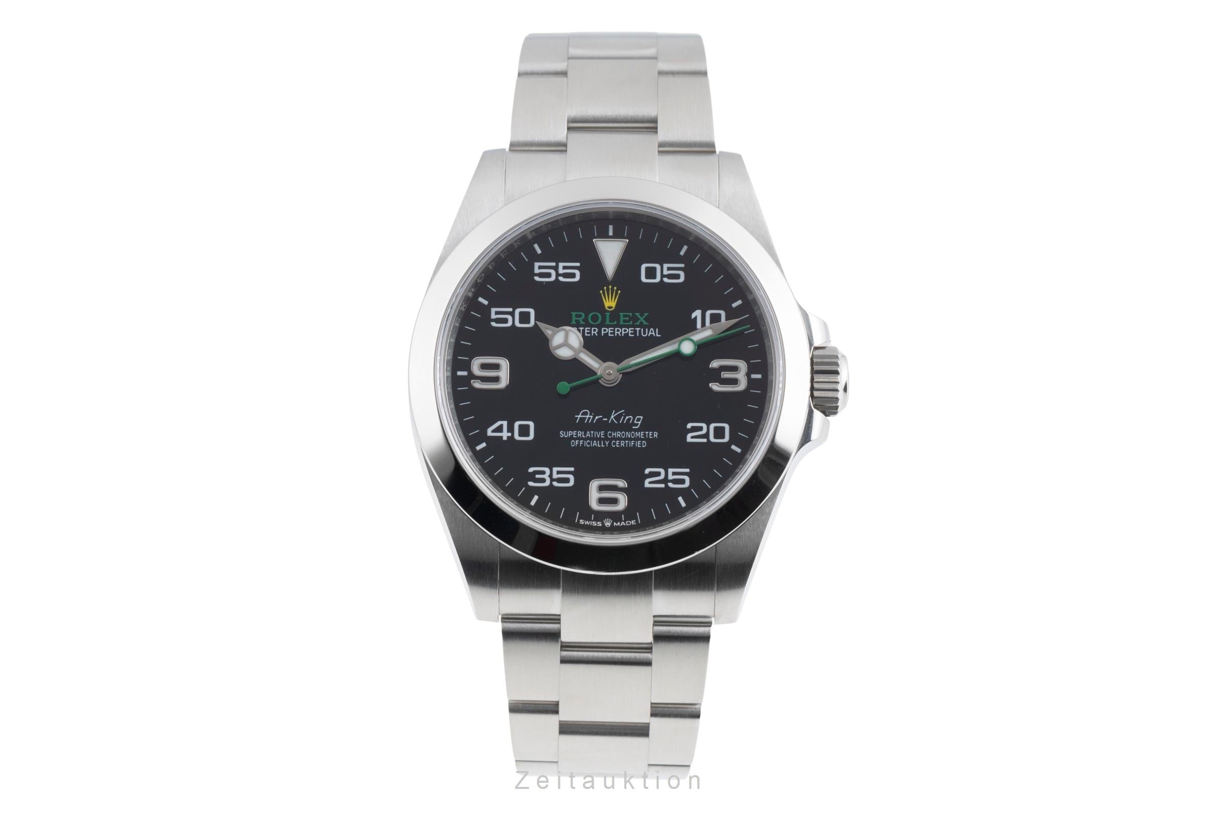 Rolex Air King steel automatic men's watch 126900  [2600389]